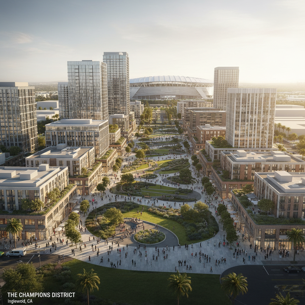 Inglewood's Next Frontier: New Mixed-Use Hub Planned Near SoFi Stadium