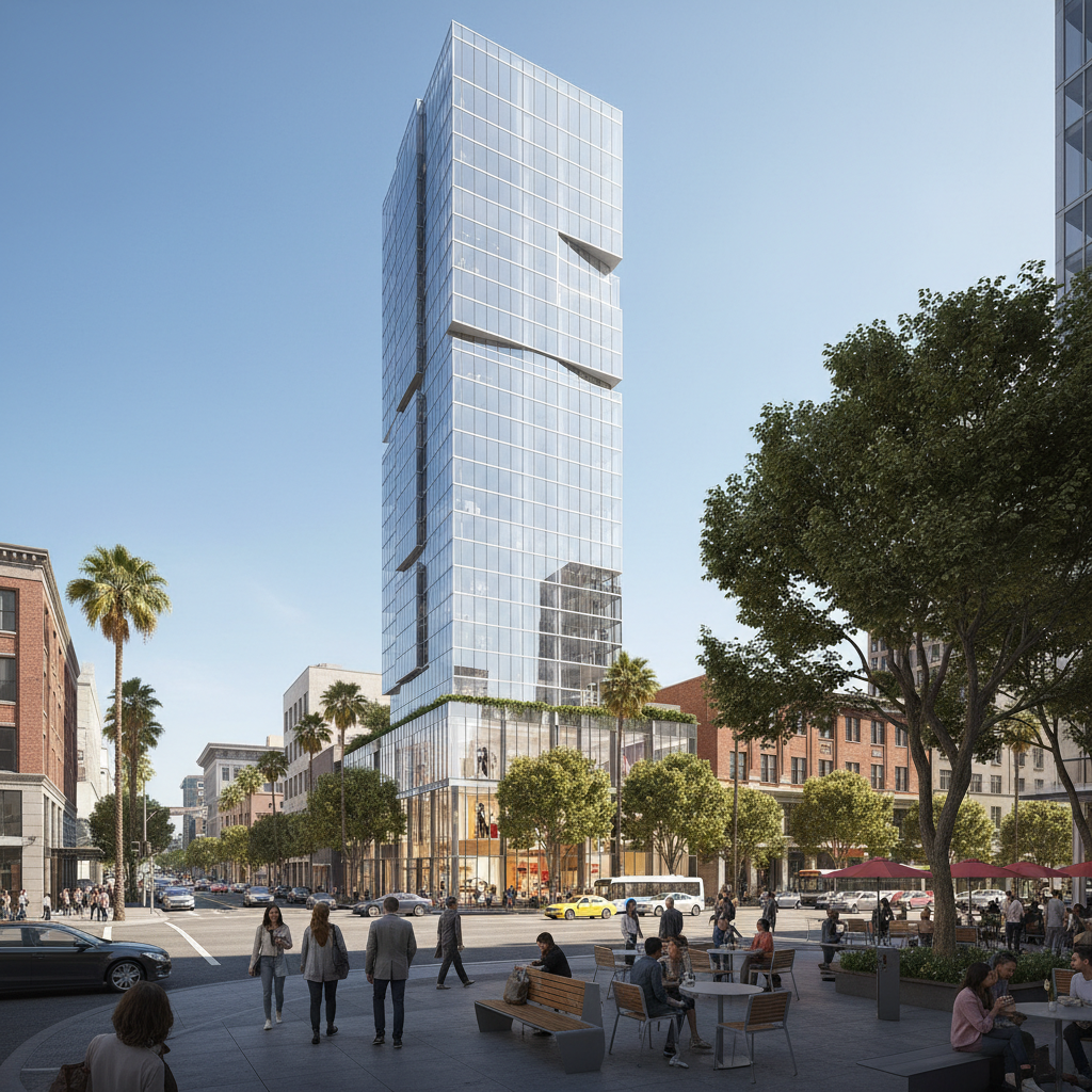 New Construction - Mixed-Use — 1234 Wilshire Blvd, Los Angeles, CA 90017
