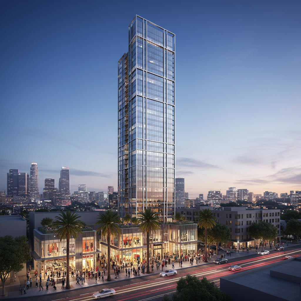 New Construction - Mixed-Use High-Rise — 1230 Wilshire Blvd, Los Angeles, CA 90017