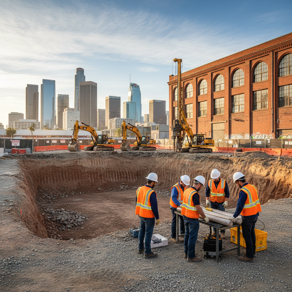 Arts District Warehouse Conversion Project Faces Unexpected Geotechnical Challenges