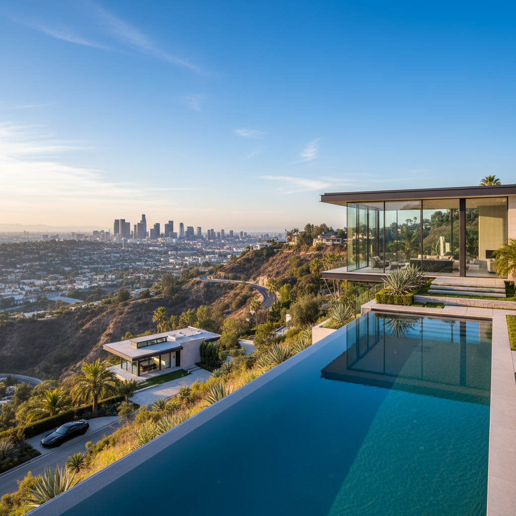 Single-Family Residence - New Construction — 1500 Mulholland Dr, Beverly Hills, CA 90210