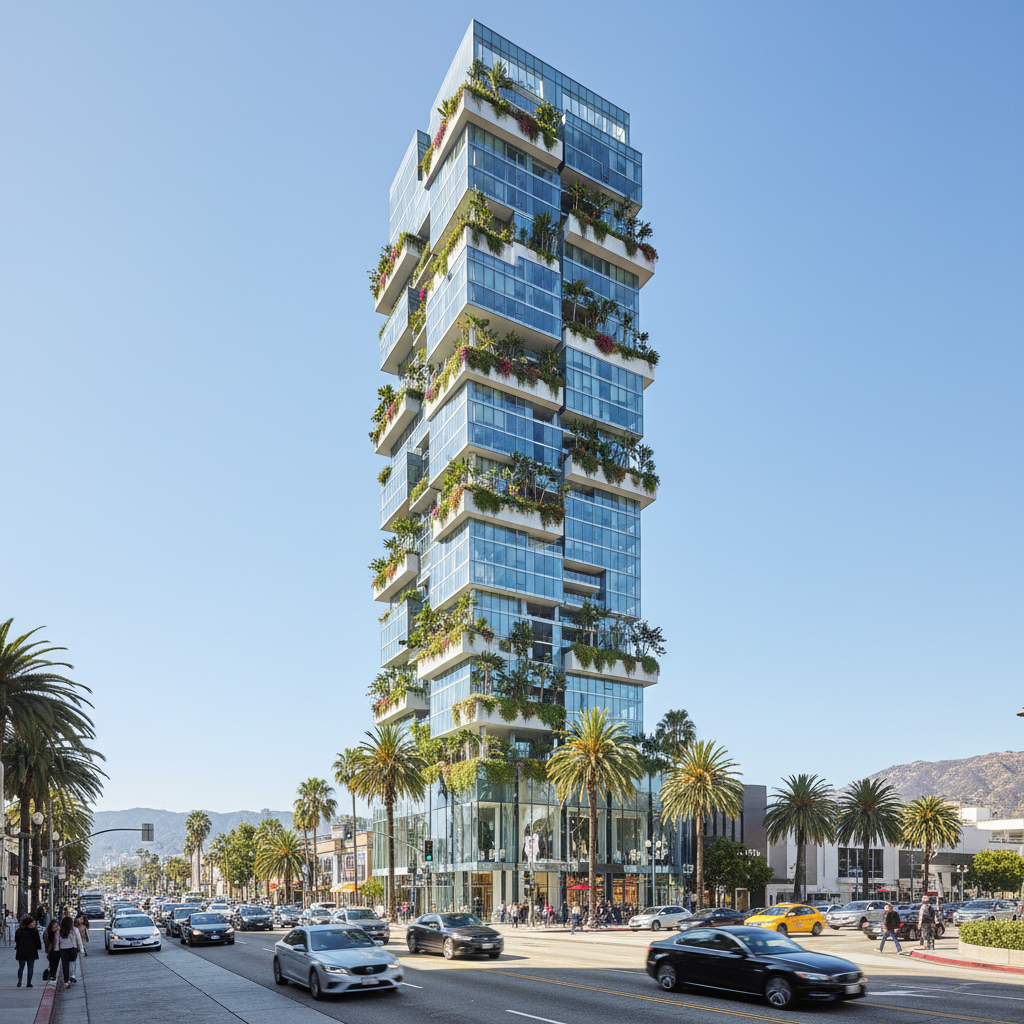 New Construction - High-Rise Residential — 1234 Wilshire Blvd, Los Angeles, CA 90017