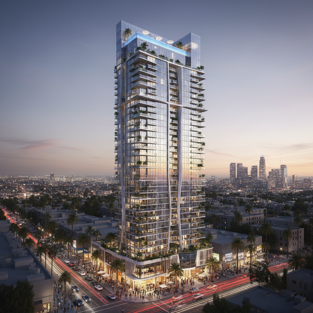 New Construction - Mixed-Use — 1234 Wilshire Blvd, Los Angeles, CA 90017