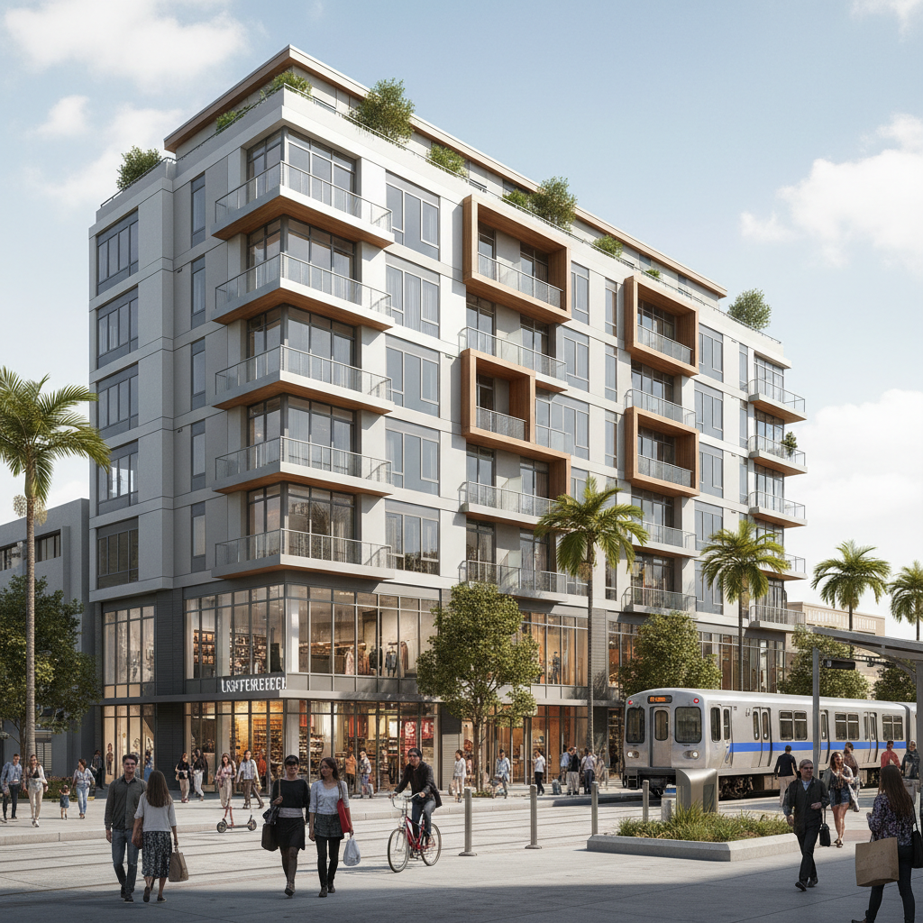 Mixed-Use Residential/Retail — 3400 Exposition Blvd, Los Angeles, CA 90018