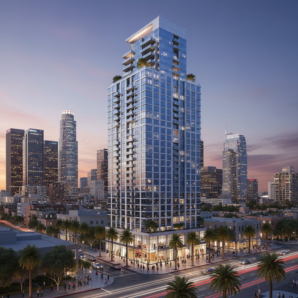New Commercial Construction — 1230 Wilshire Blvd, Los Angeles, CA 90017