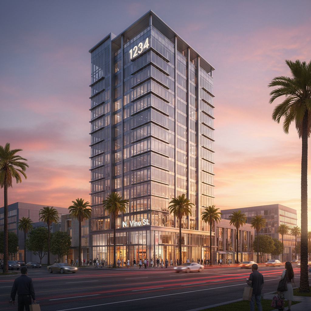 1234 N. Vine Street, Hollywood, CA 90038