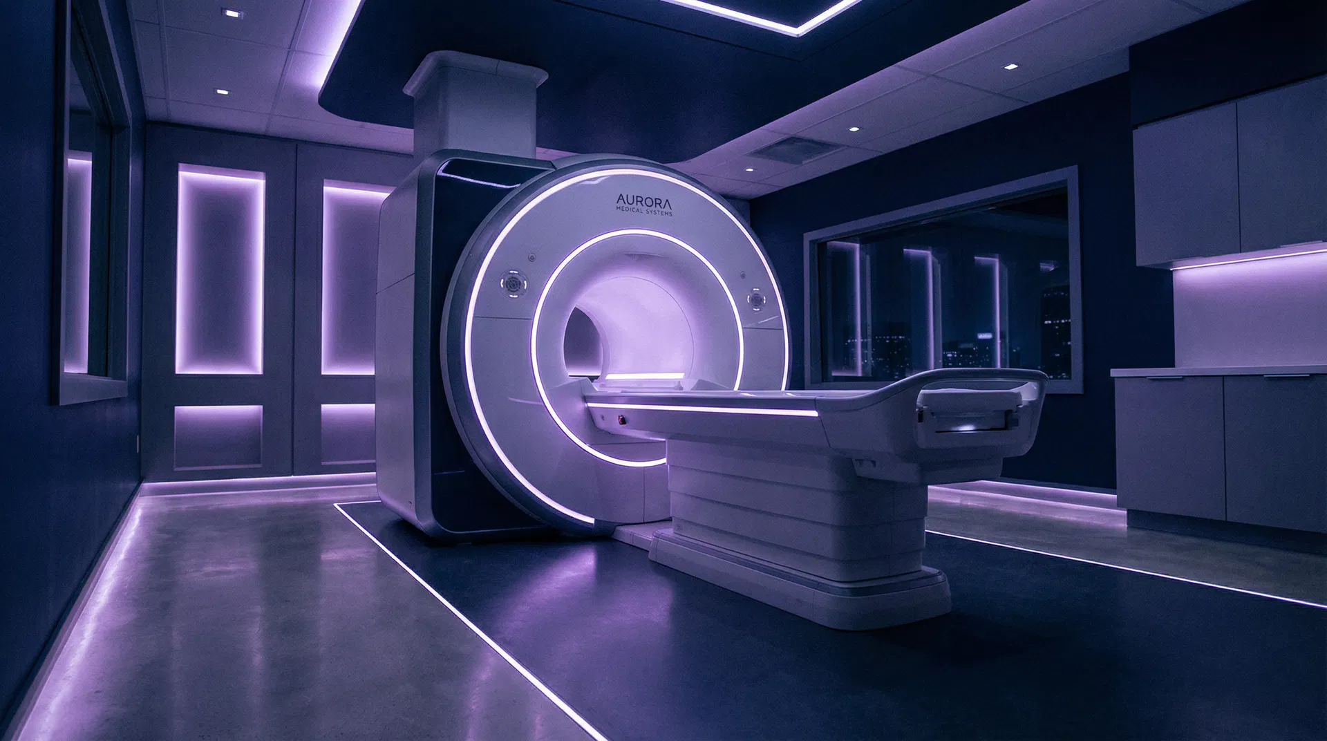 Modern MRI suite