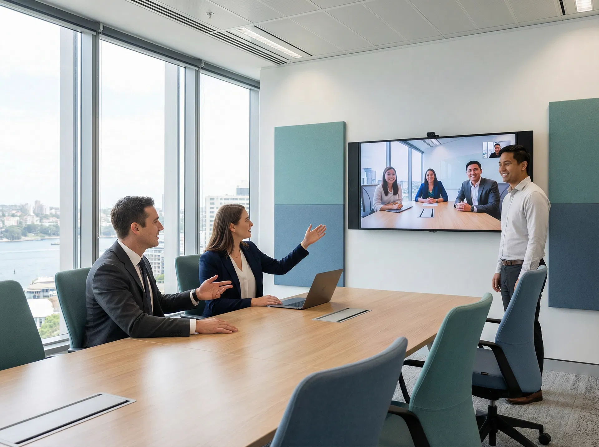 Australian team managing offshore staff