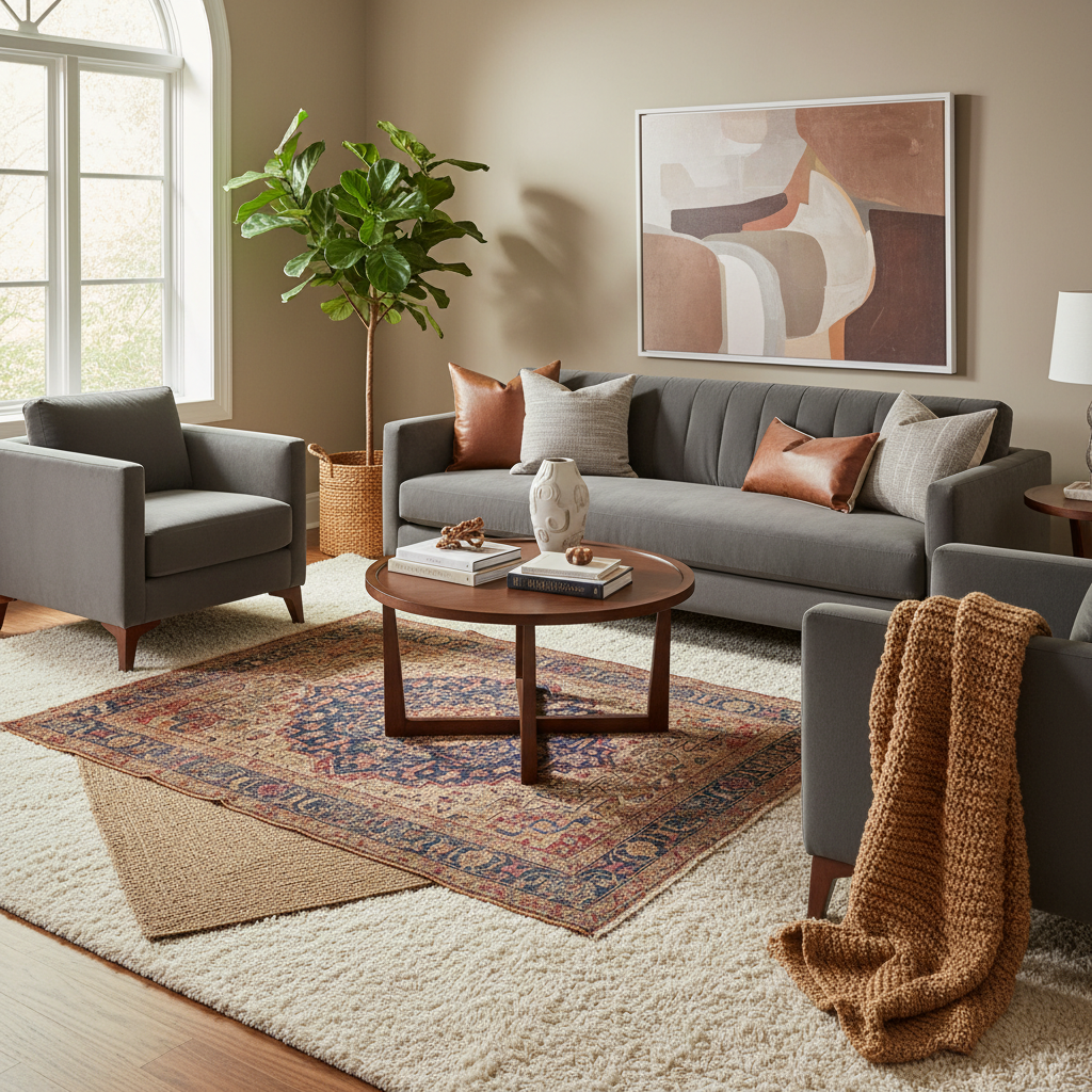 How to Layer Rugs Like an Interior Designer: The Complete Guide