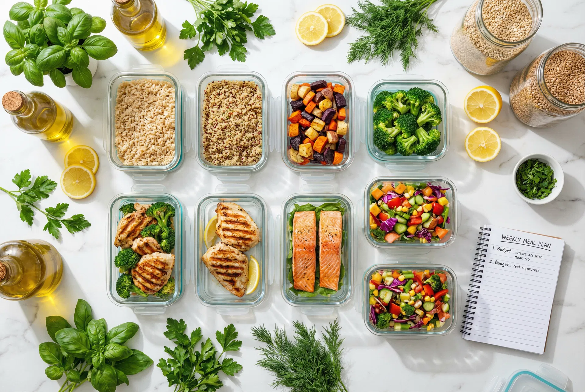 Golden fried rice with egg, peas, and scallions in a wok