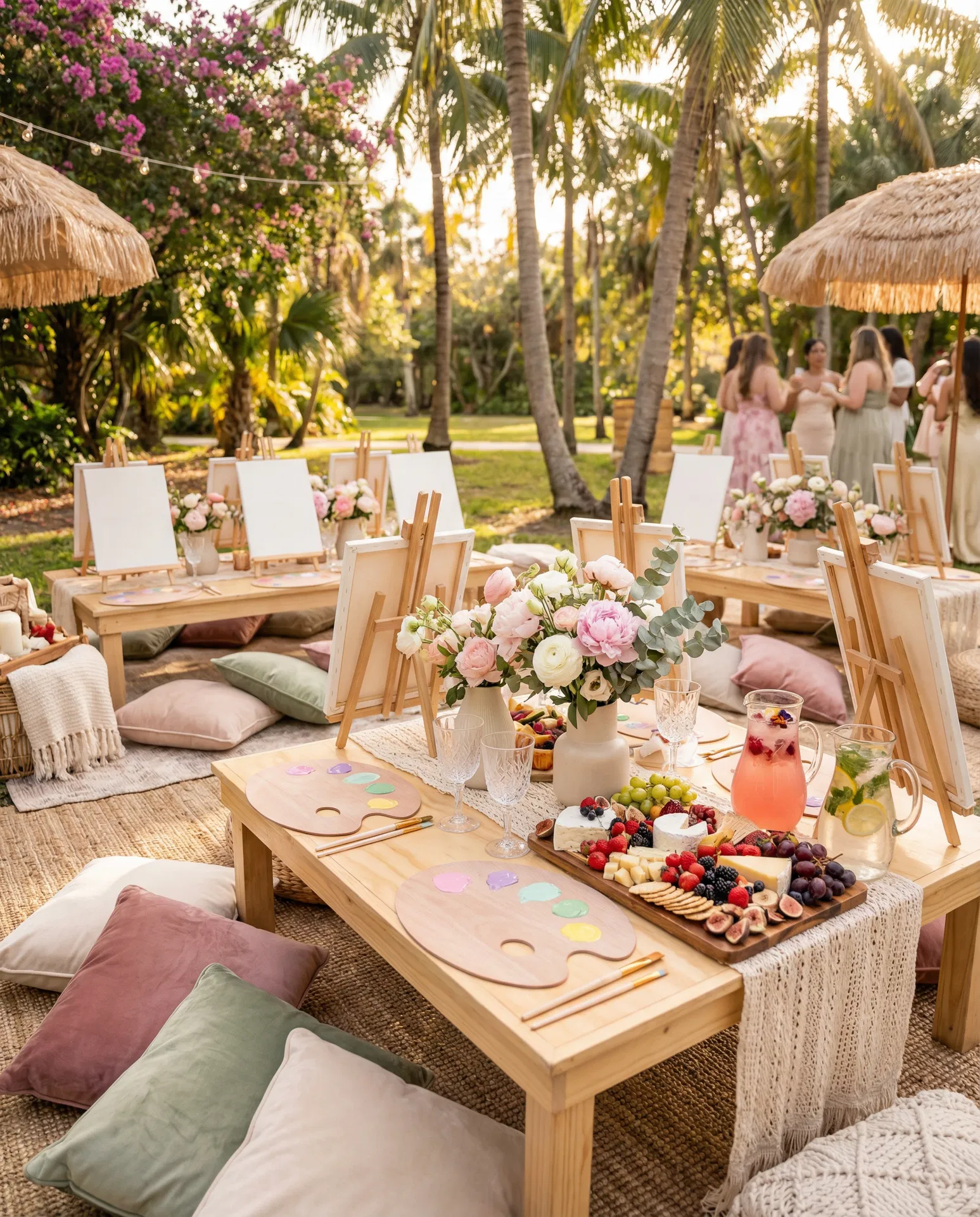 Spring Paint & Picnic Social — luxury outdoor painting and picnic experience