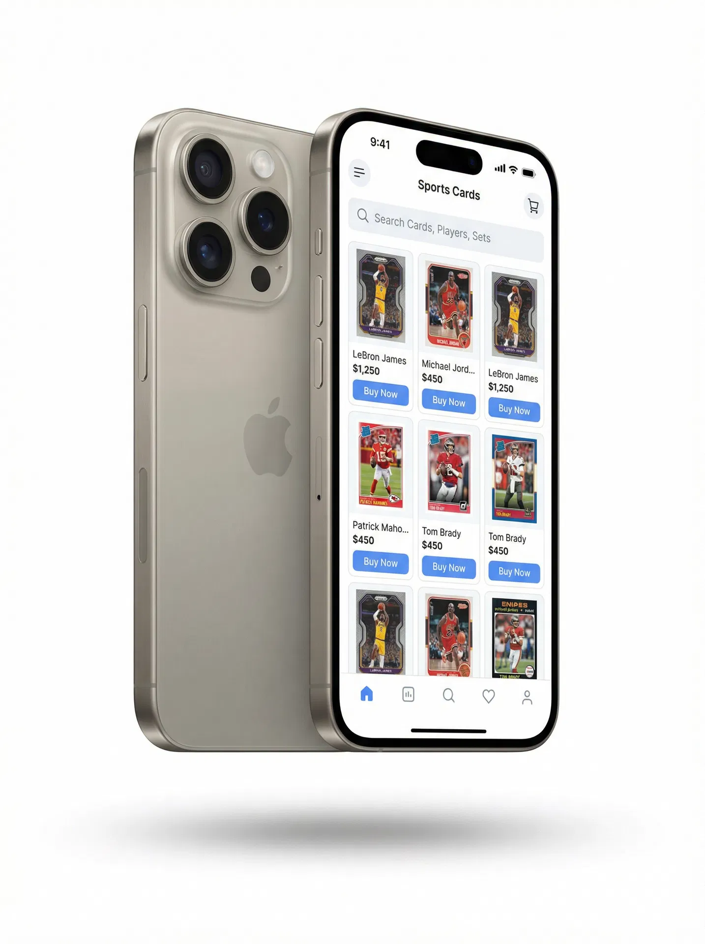 Cardify app on iPhone