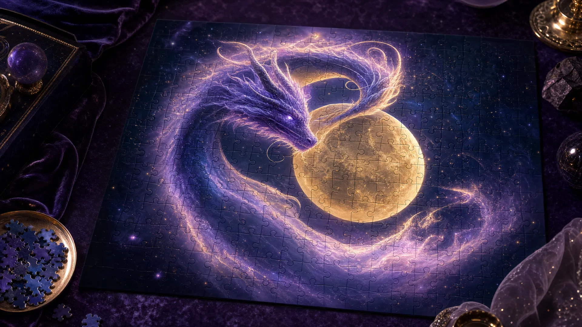 Limited Eclipse Edition celestial jigsaw puzzle