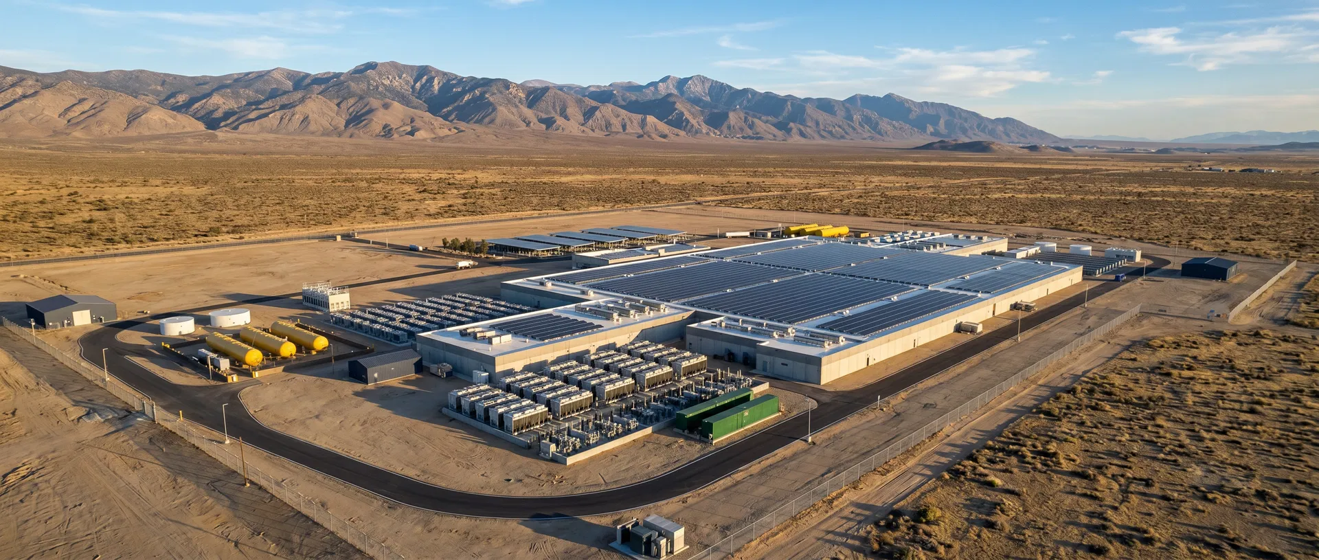 RB Inyokern Data Center aerial view