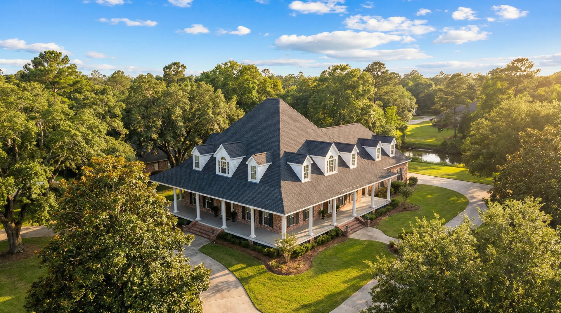 Roof replacement project on a Louisiana home