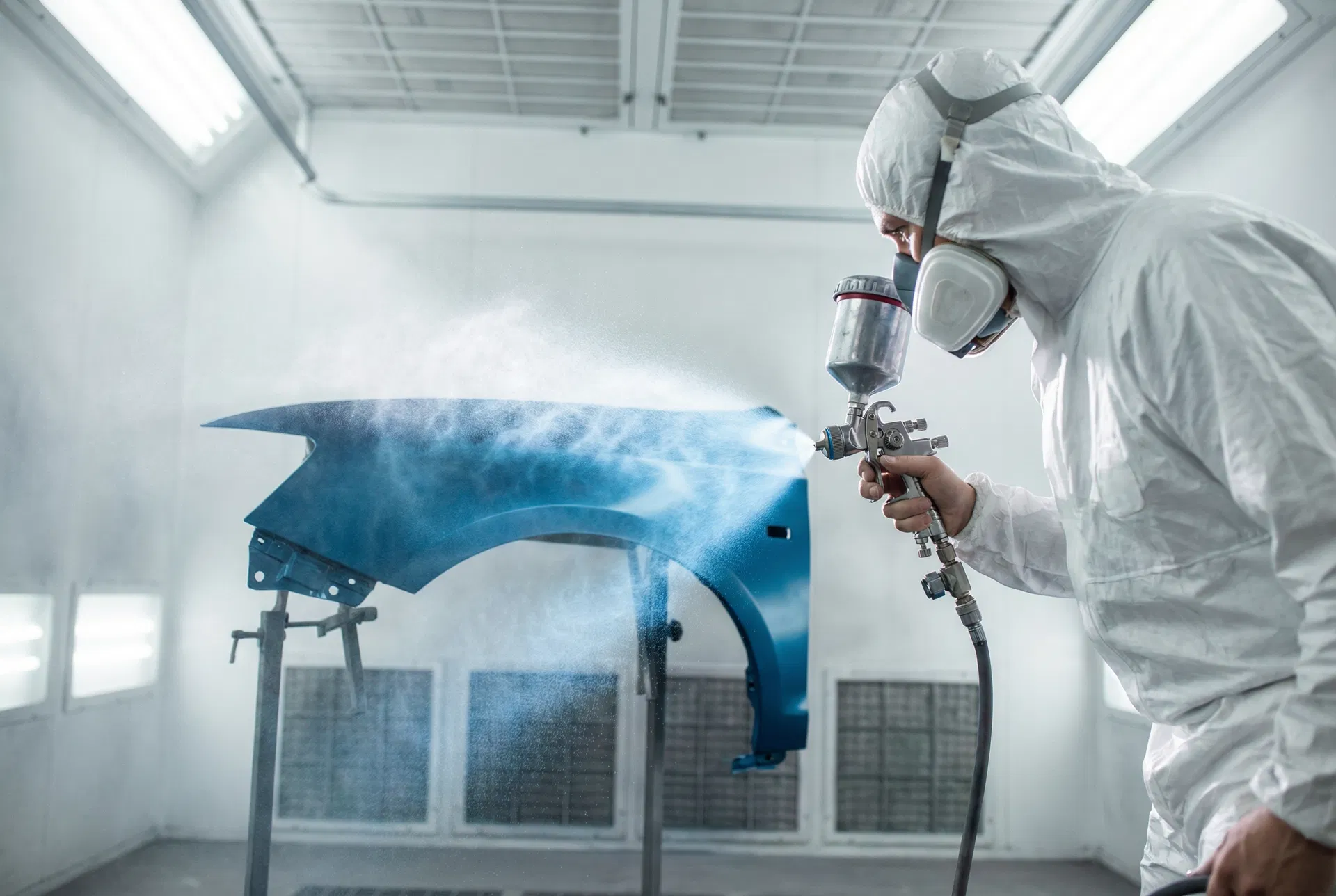 Professional paint spraying