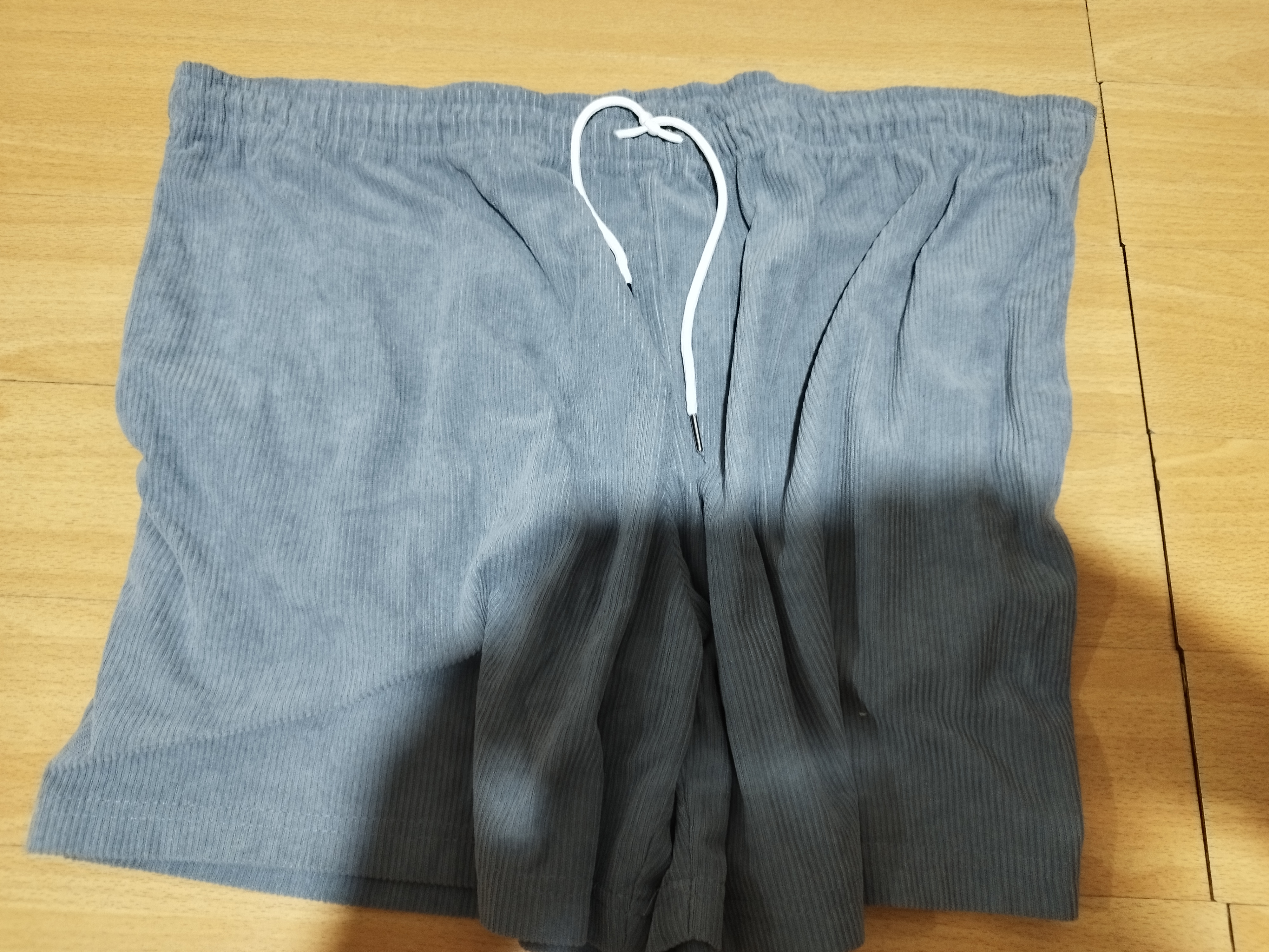 Light blue unisex shorts
