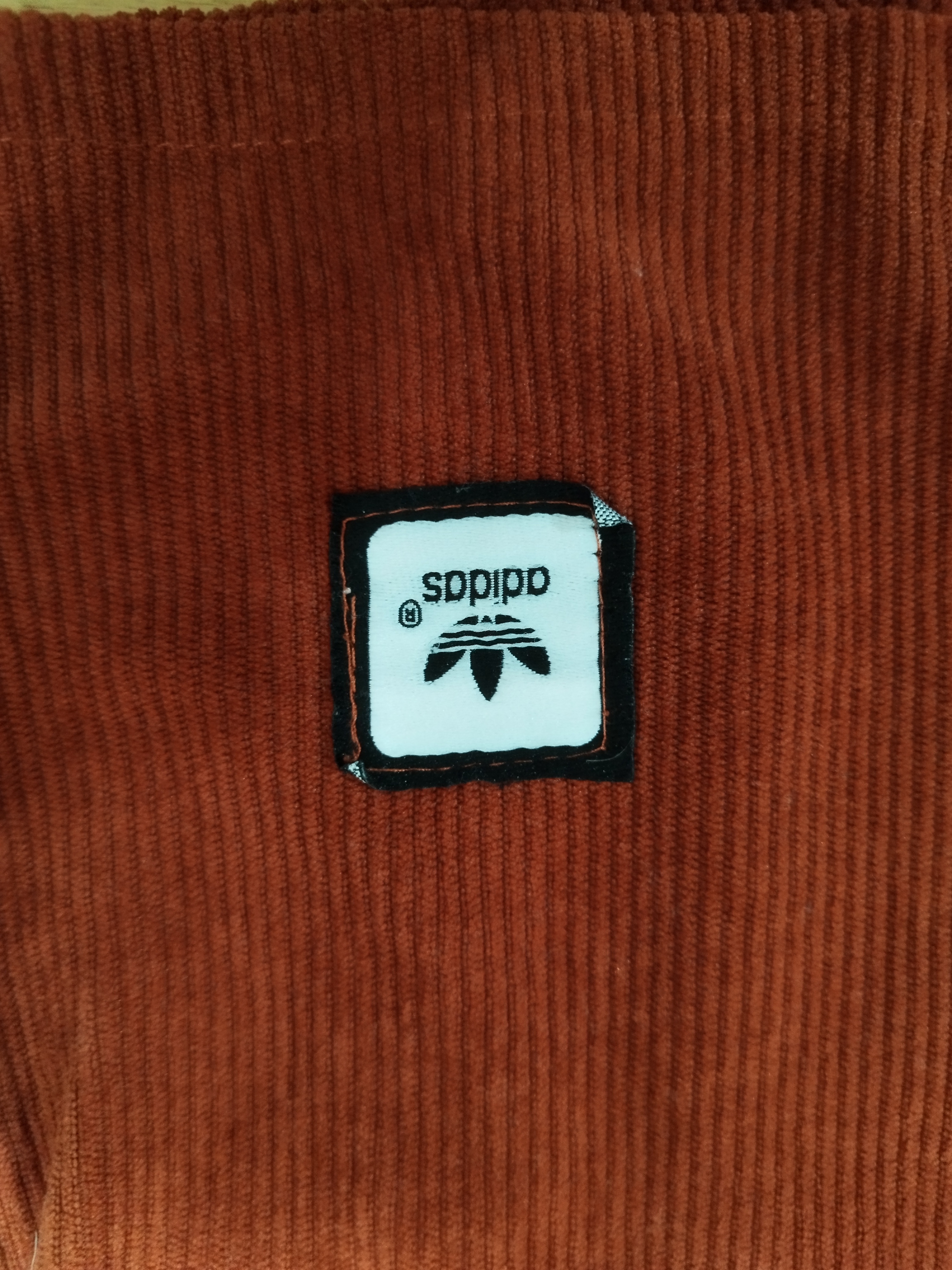 Orange Adidas shorts