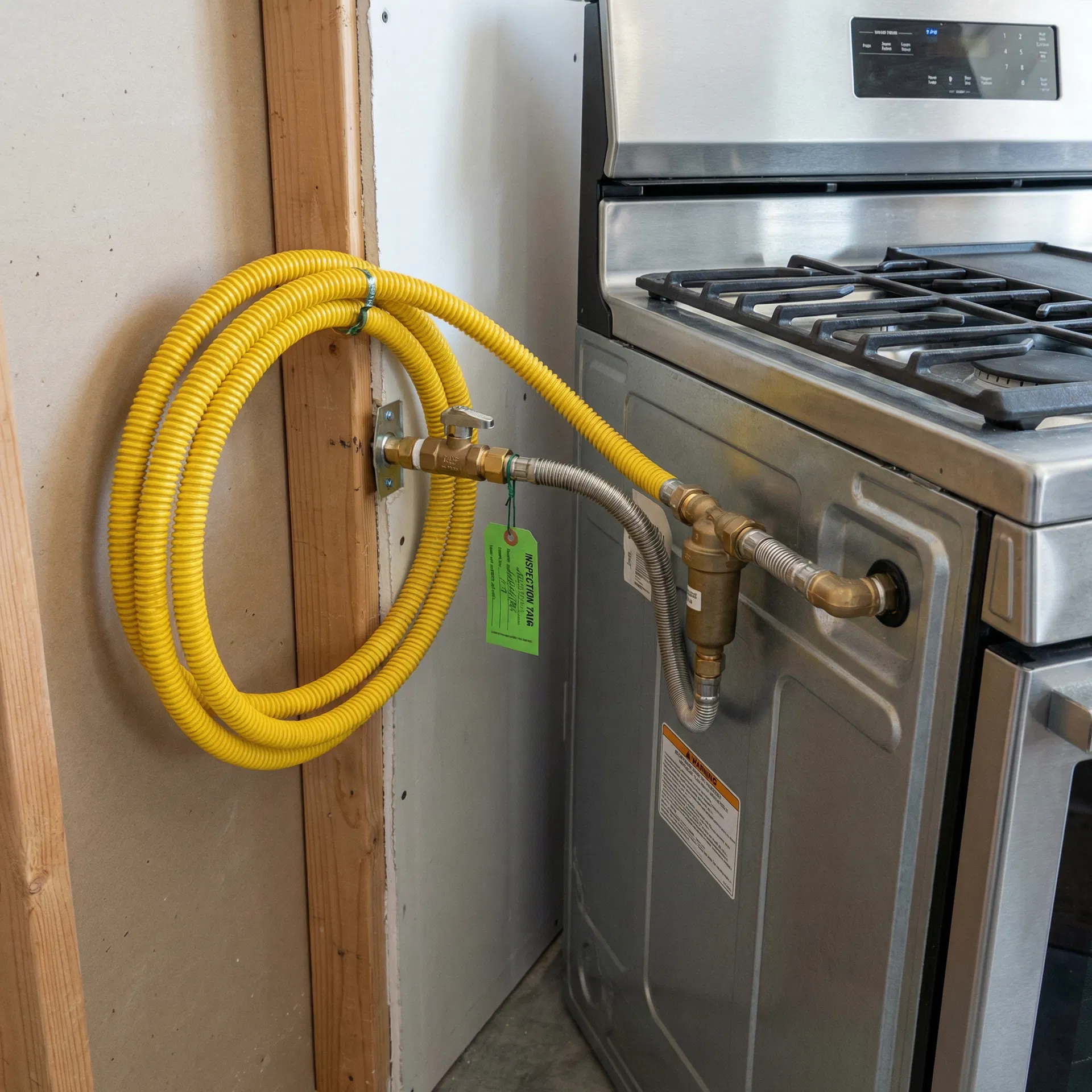 Gas Line for Kitchen Range