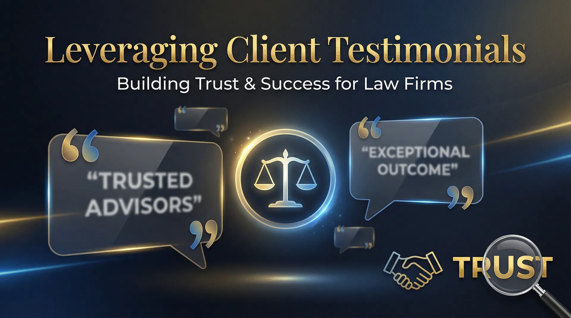 ניצול עדויות לקוחות - עיצוב עם ציטוטים, סקאלות צדק ודגש על אמון