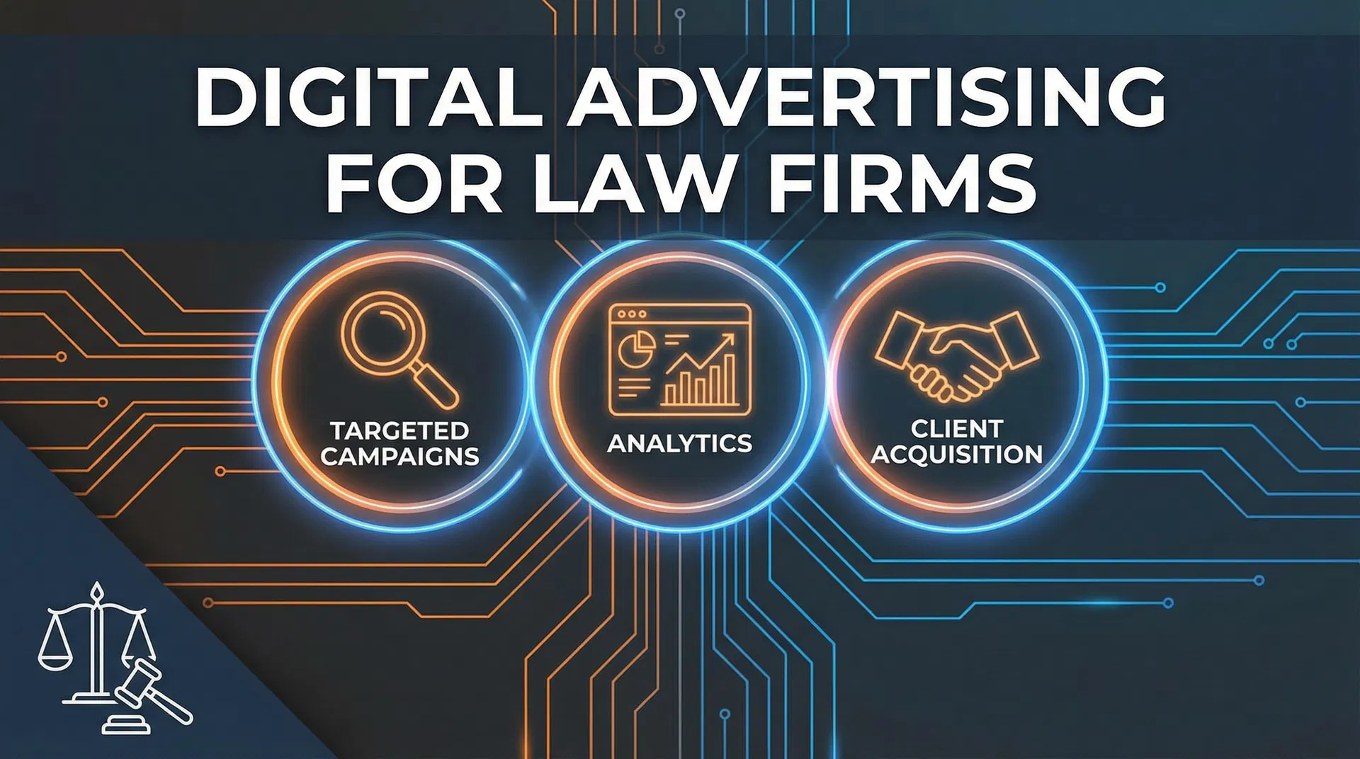 פרסום דיגיטלי לעורכי דין - עיצוב עם קמפיינים ממוקדים, ניתוח וקניית לקוחות