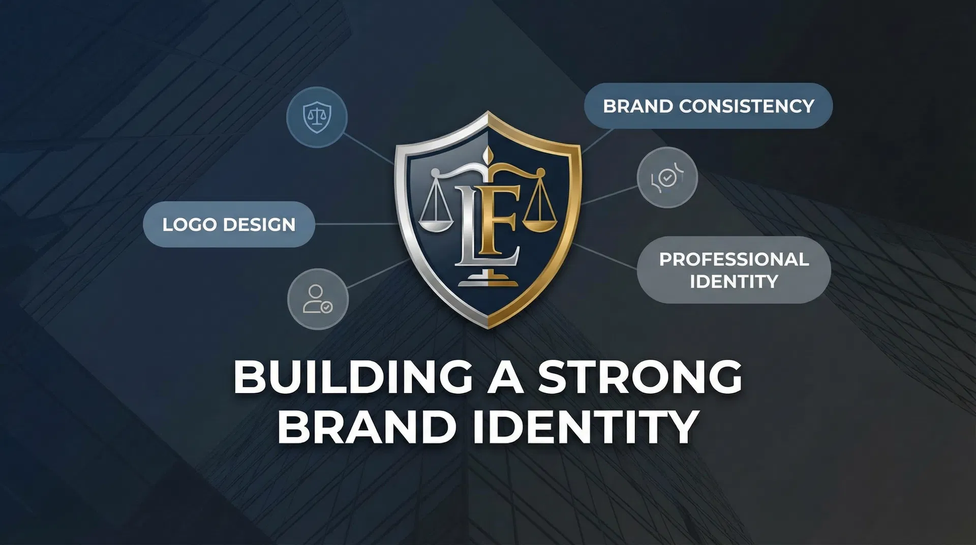 בניית זהות מותג חזקה - עיצוב עם עיצוב לוגו, עקביות מותג וזהות מקצועית