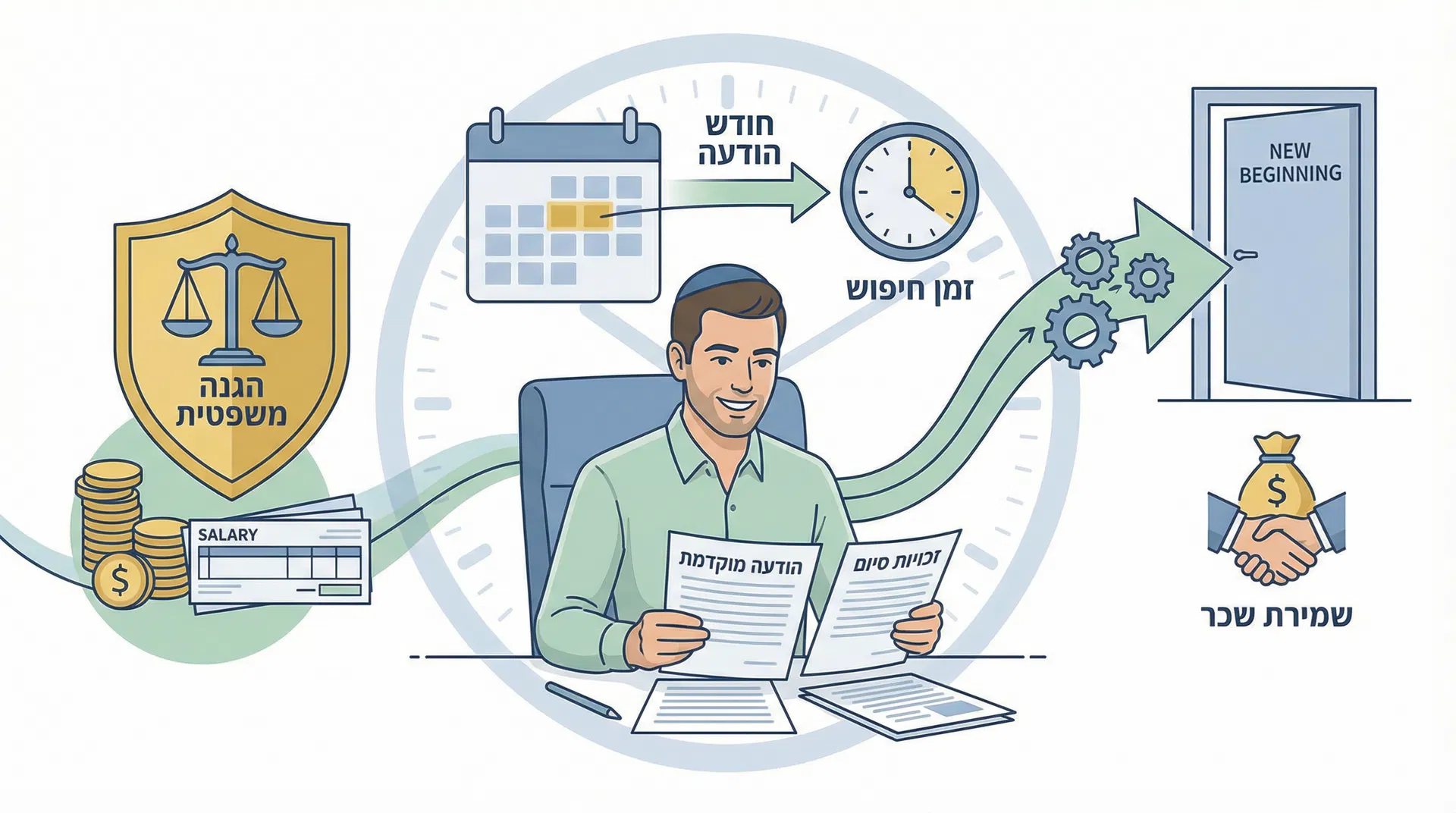 הודעה מוקדמת לפיטורים - זכויות ויתרונות