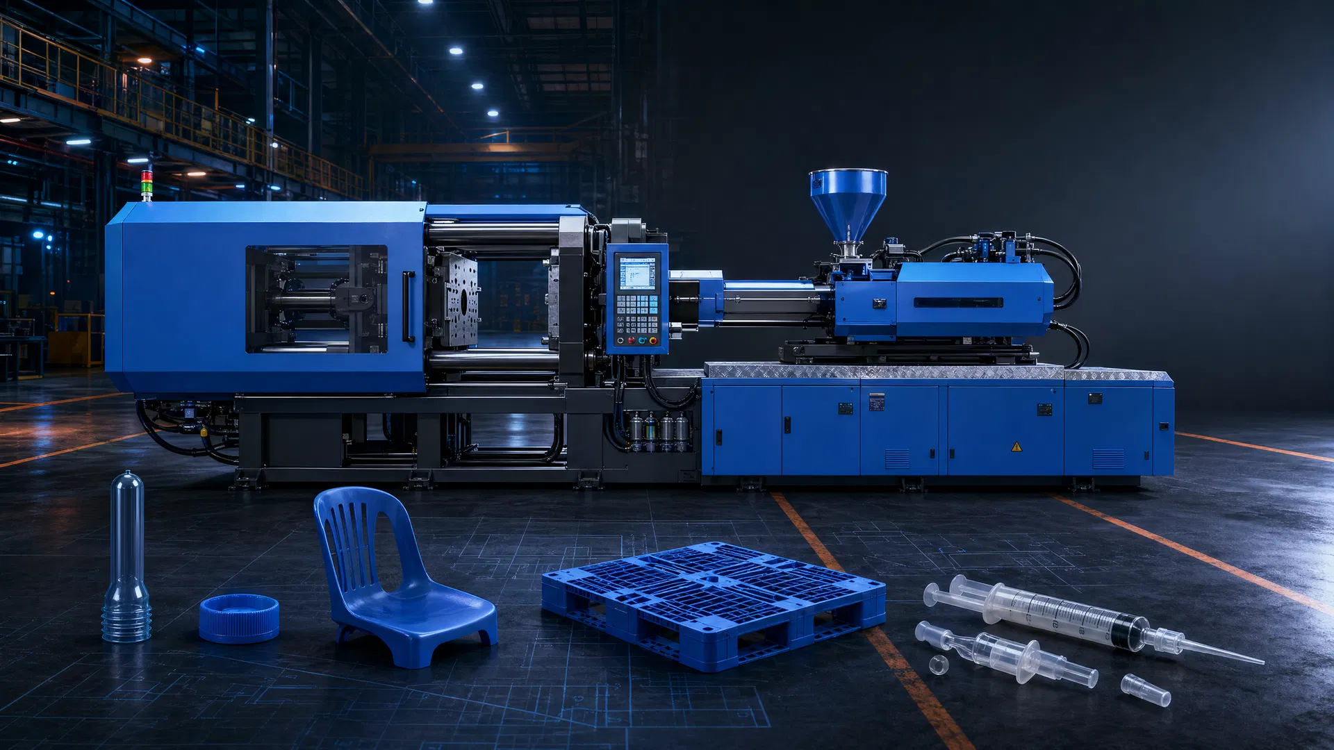 BEST horizontal injection molding machine in an industrial production environment