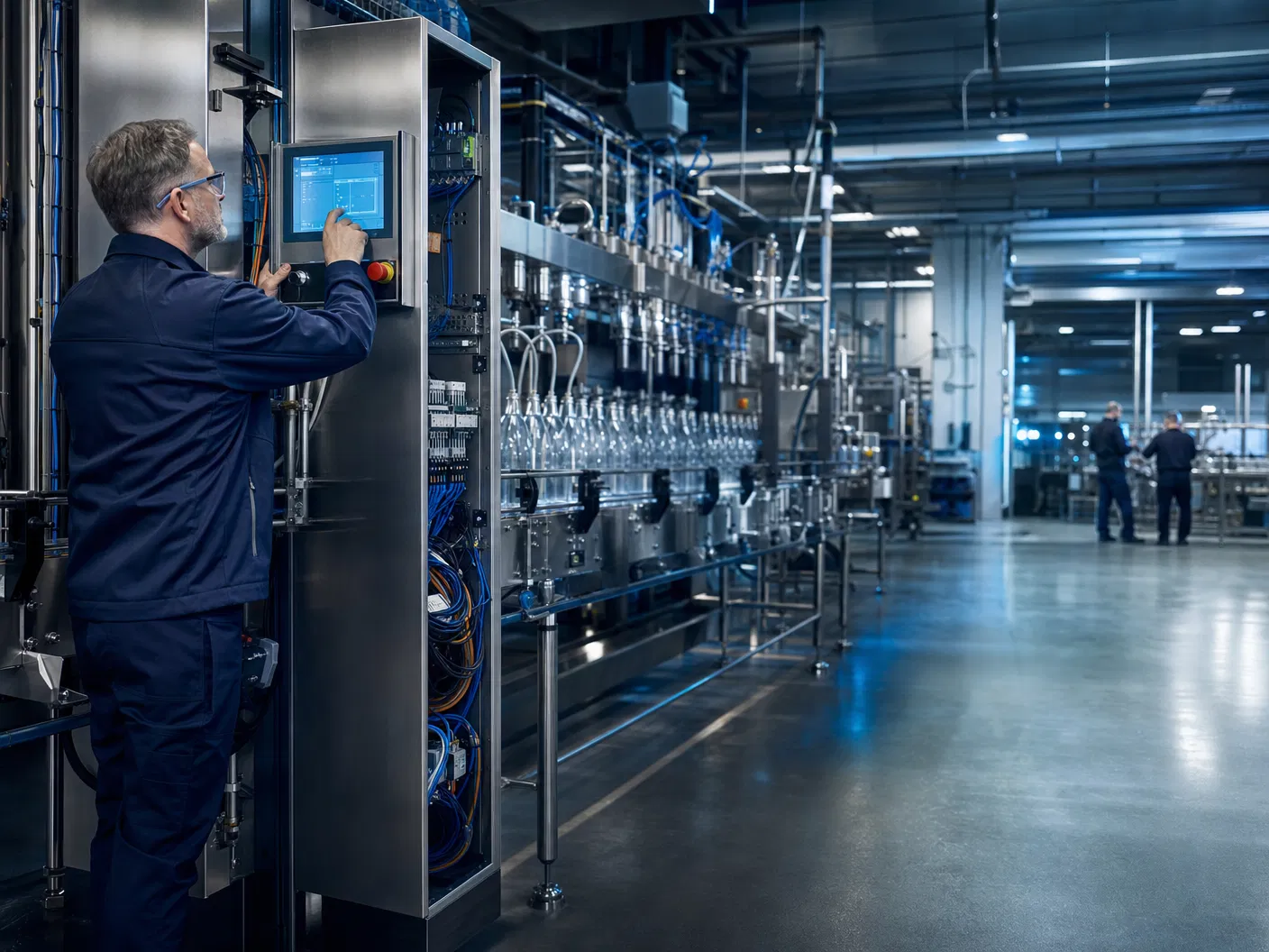 Sauce and condiment filling line