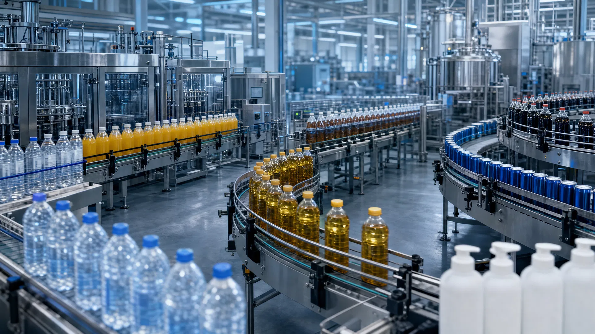 Juice and tea filling line