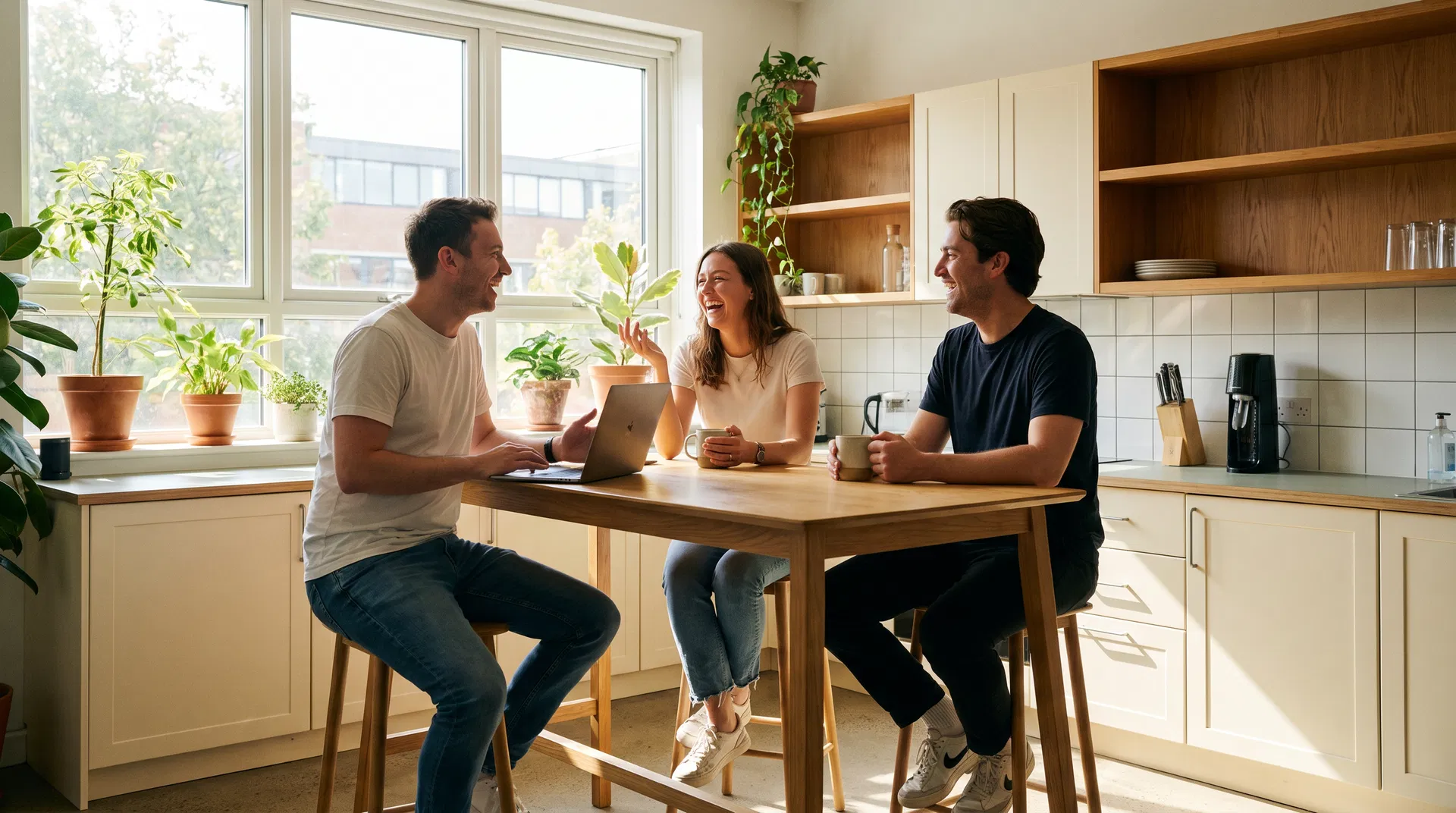 Team meeting bij Ideale Diensten