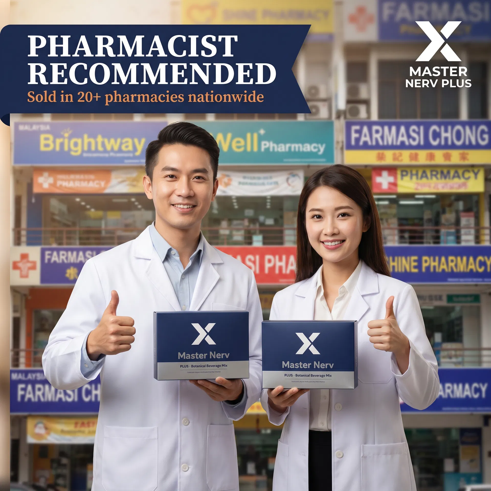 Pharmacist recommended — sold in 20+ pharmacies nationwide