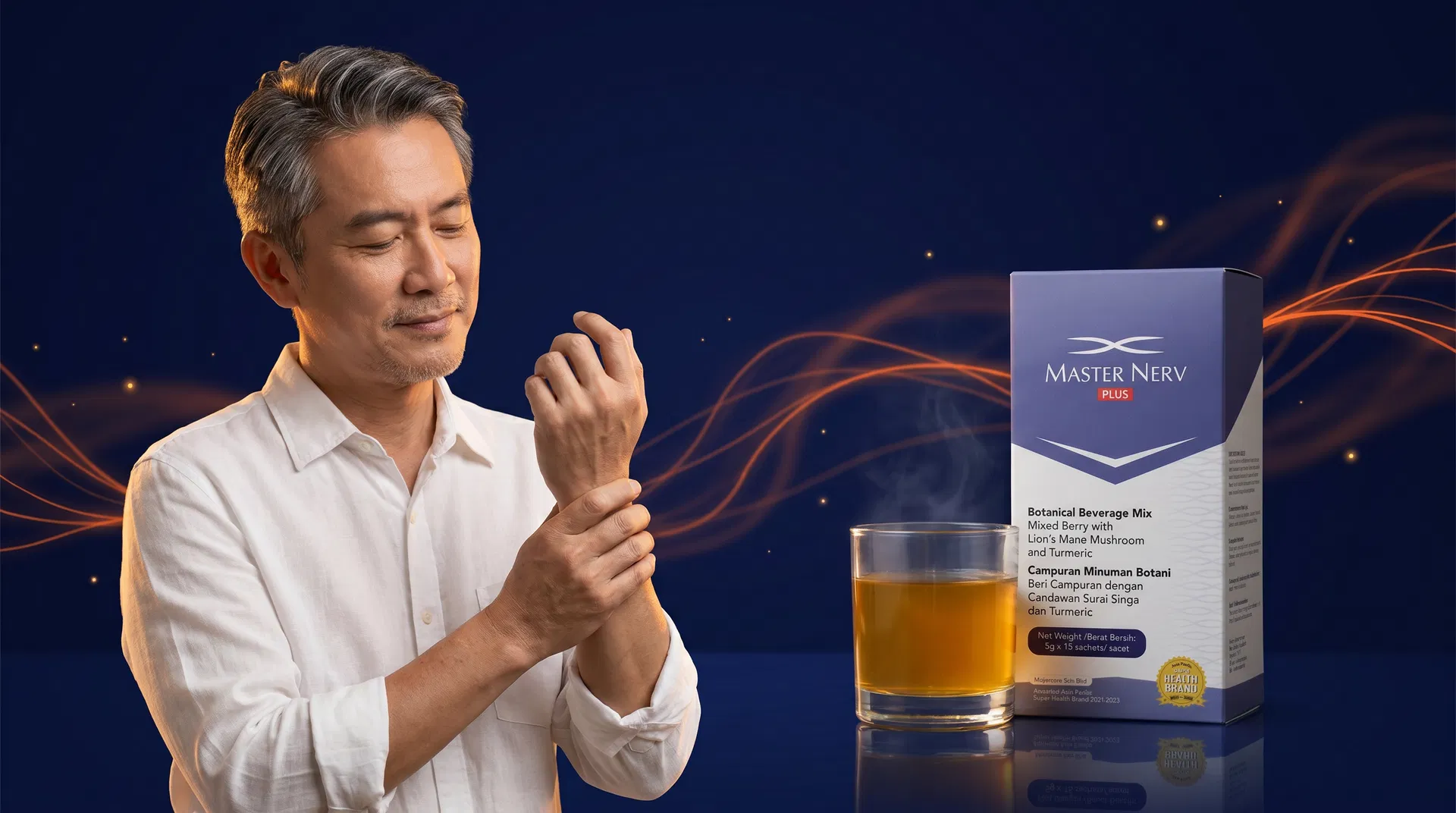 Master Nerv PLUS — botanical beverage for nerve recovery