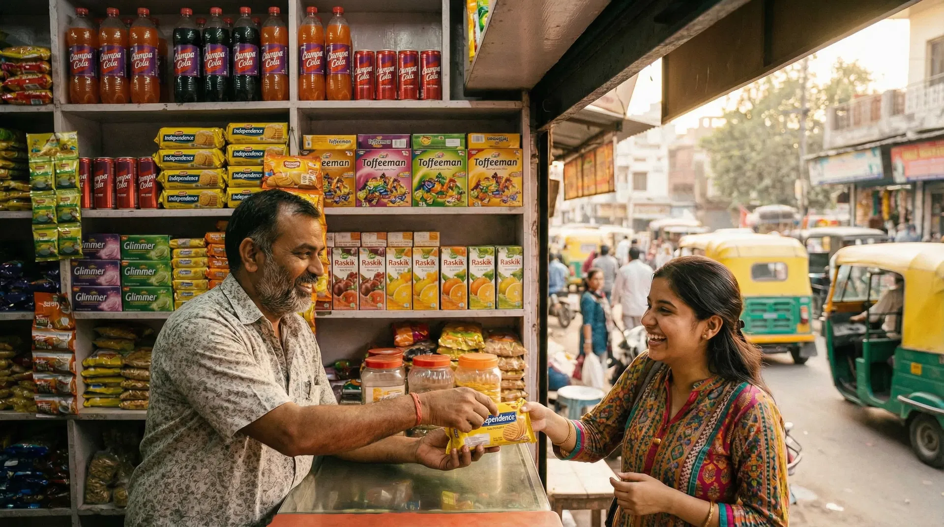 RCPL products in an Indian neighbourhood store