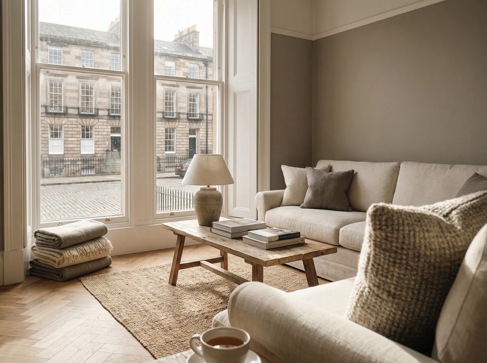 Modern Edinburgh rental apartment interior