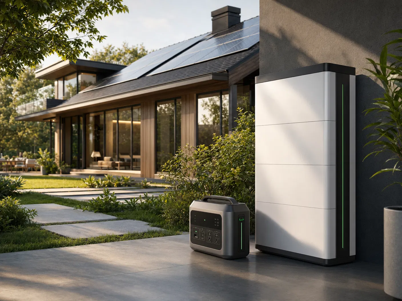 Portable power bank and home energy storage system