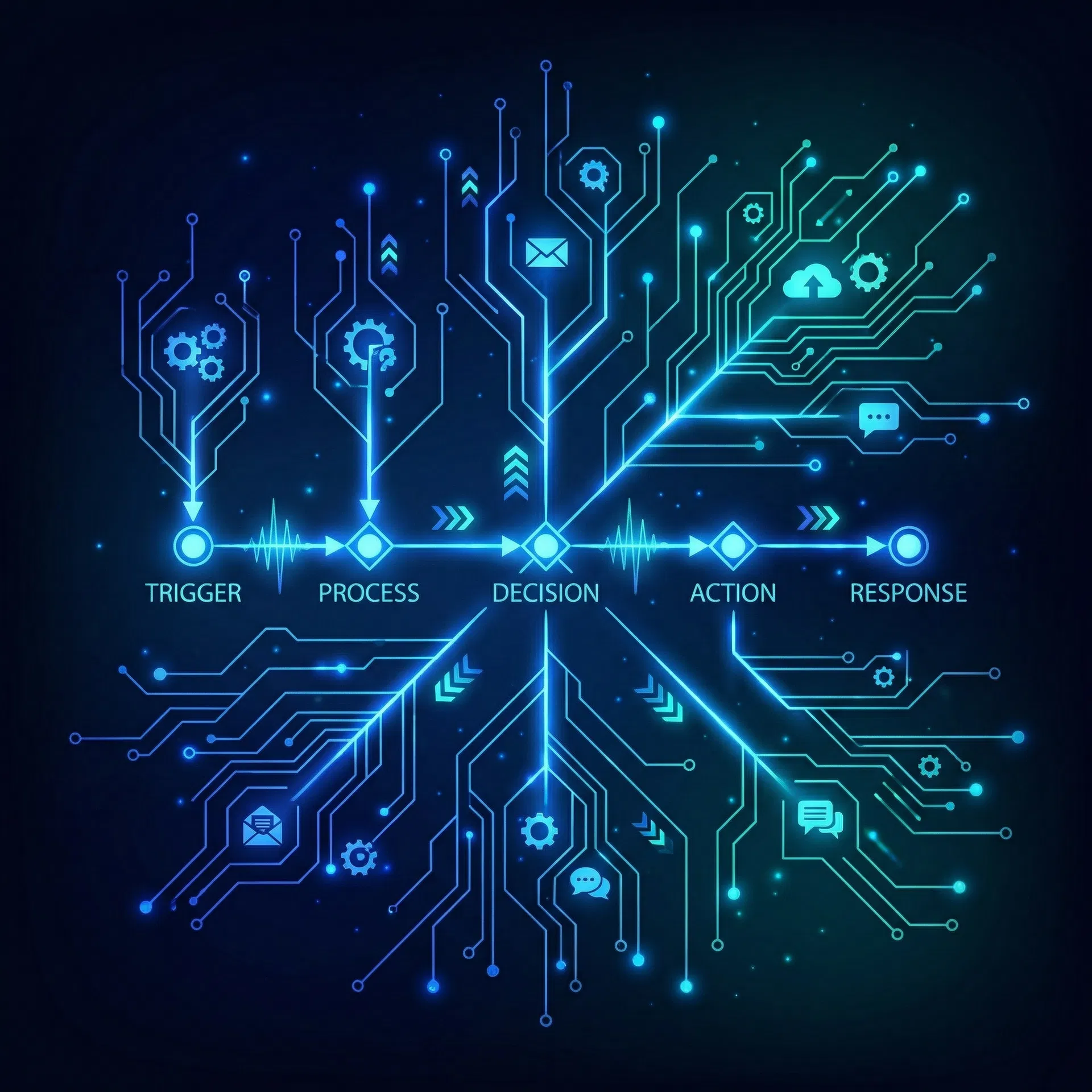 Automation workflow visualization
