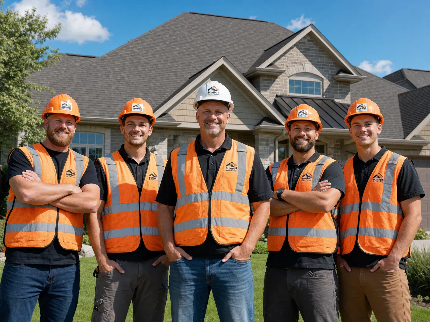 Roofing and Exterior Pros team