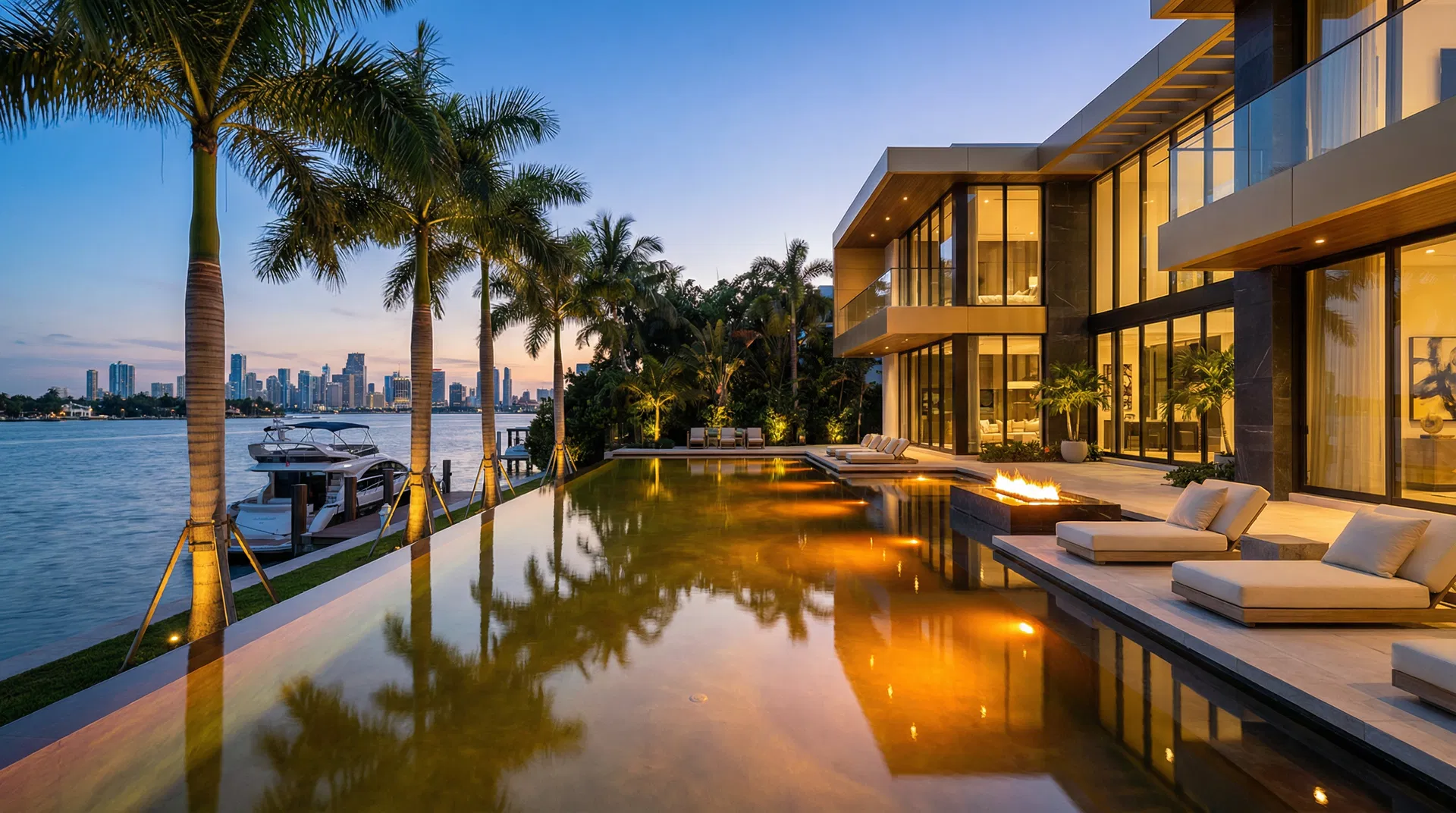 Luxury Miami waterfront estate