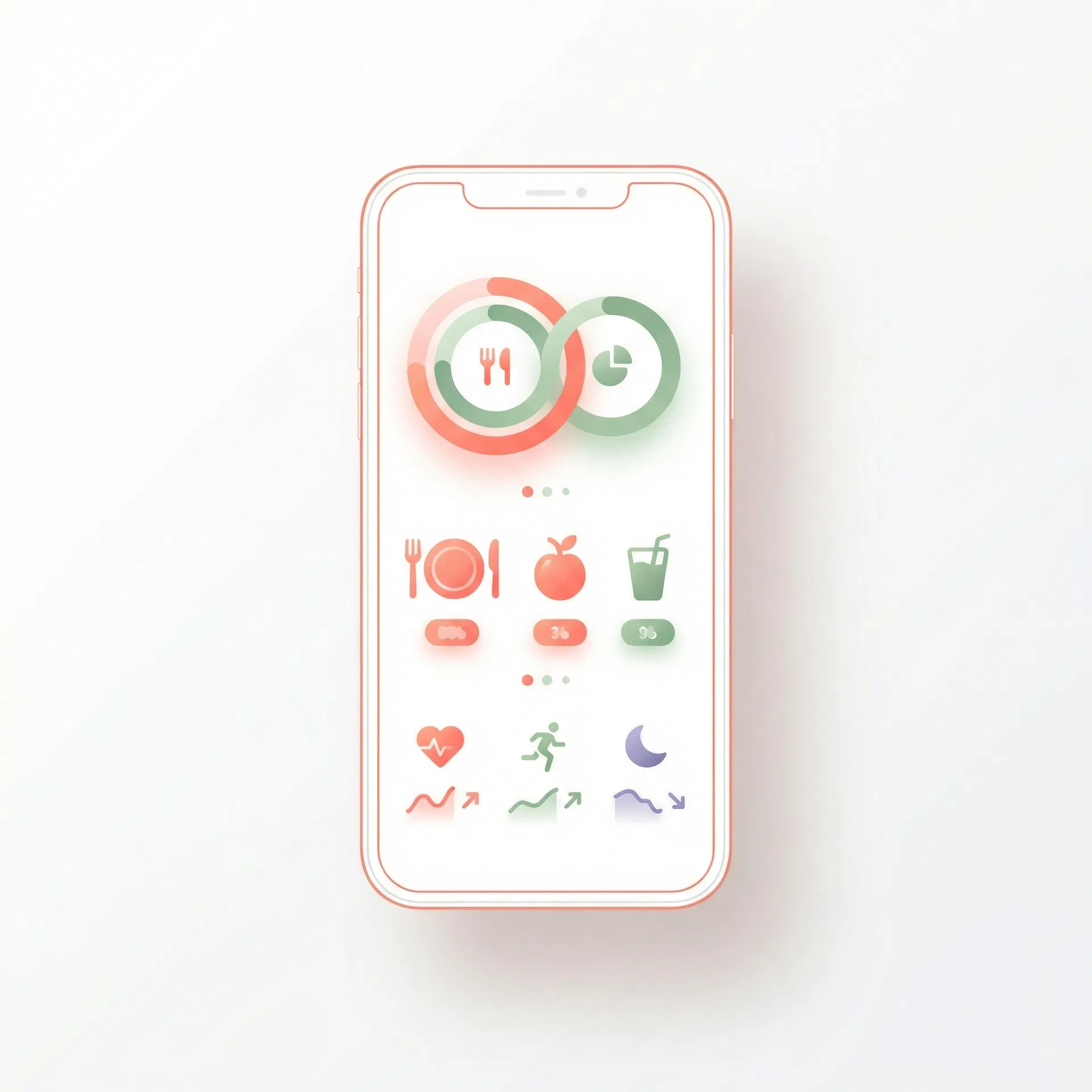 Calorie tracking interface