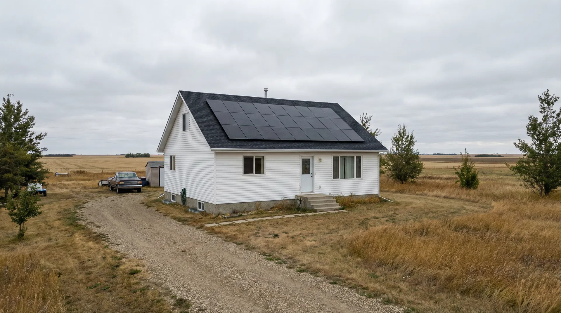Solar installation in ATCO Electric territory, Alberta