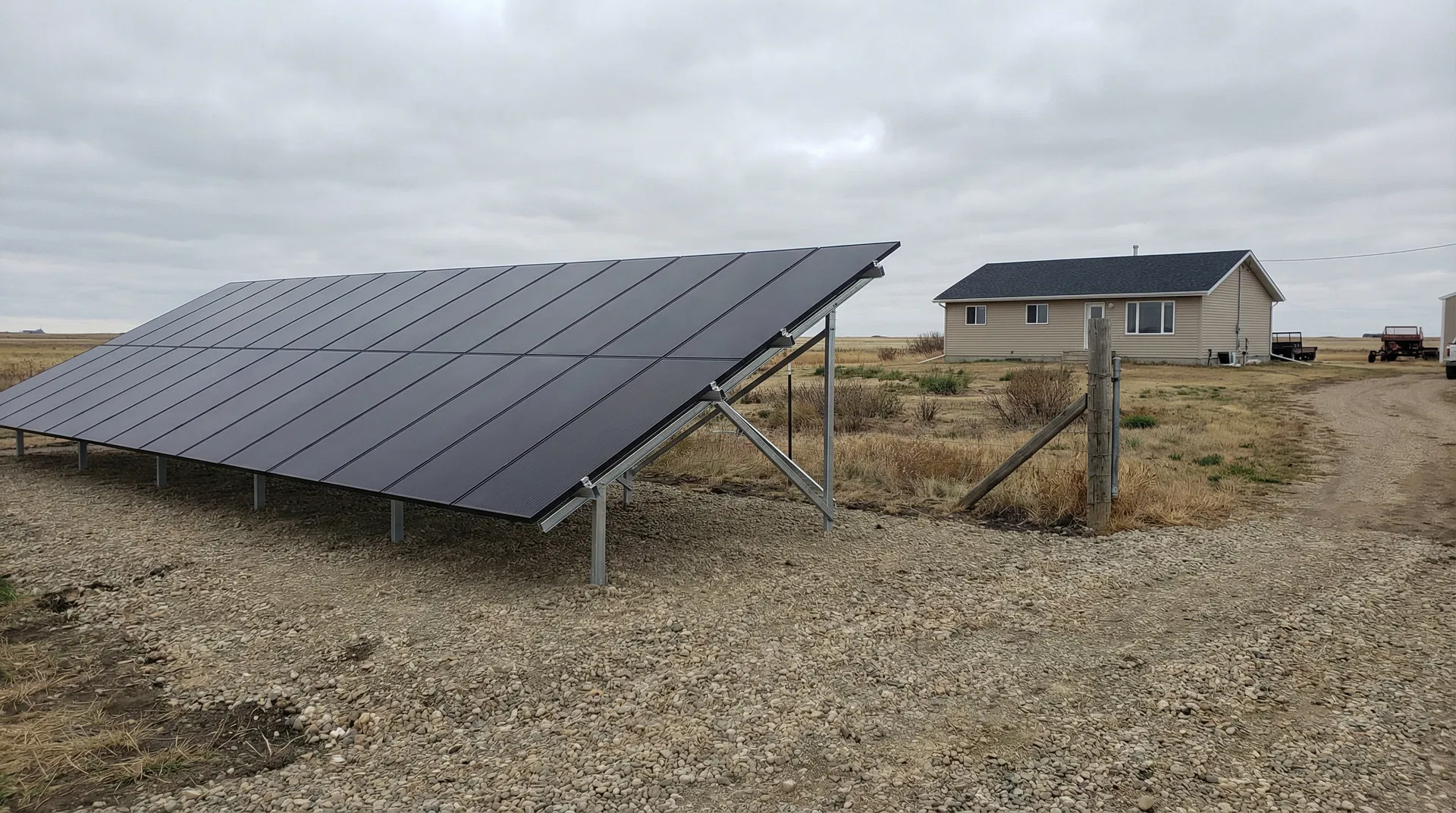 Wheatland County solar installation