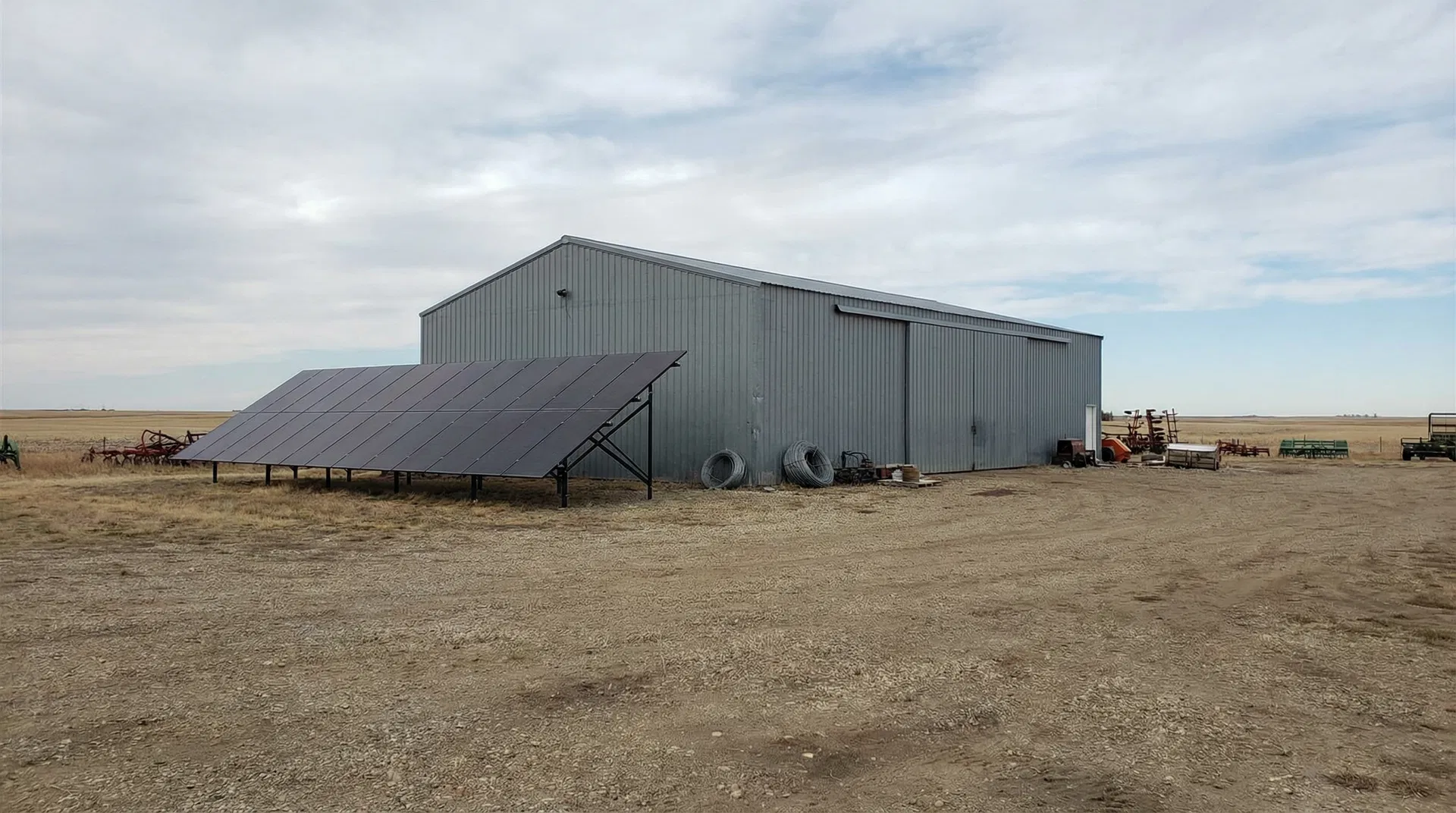 Range Road Solar installation near ATCO Electric territory