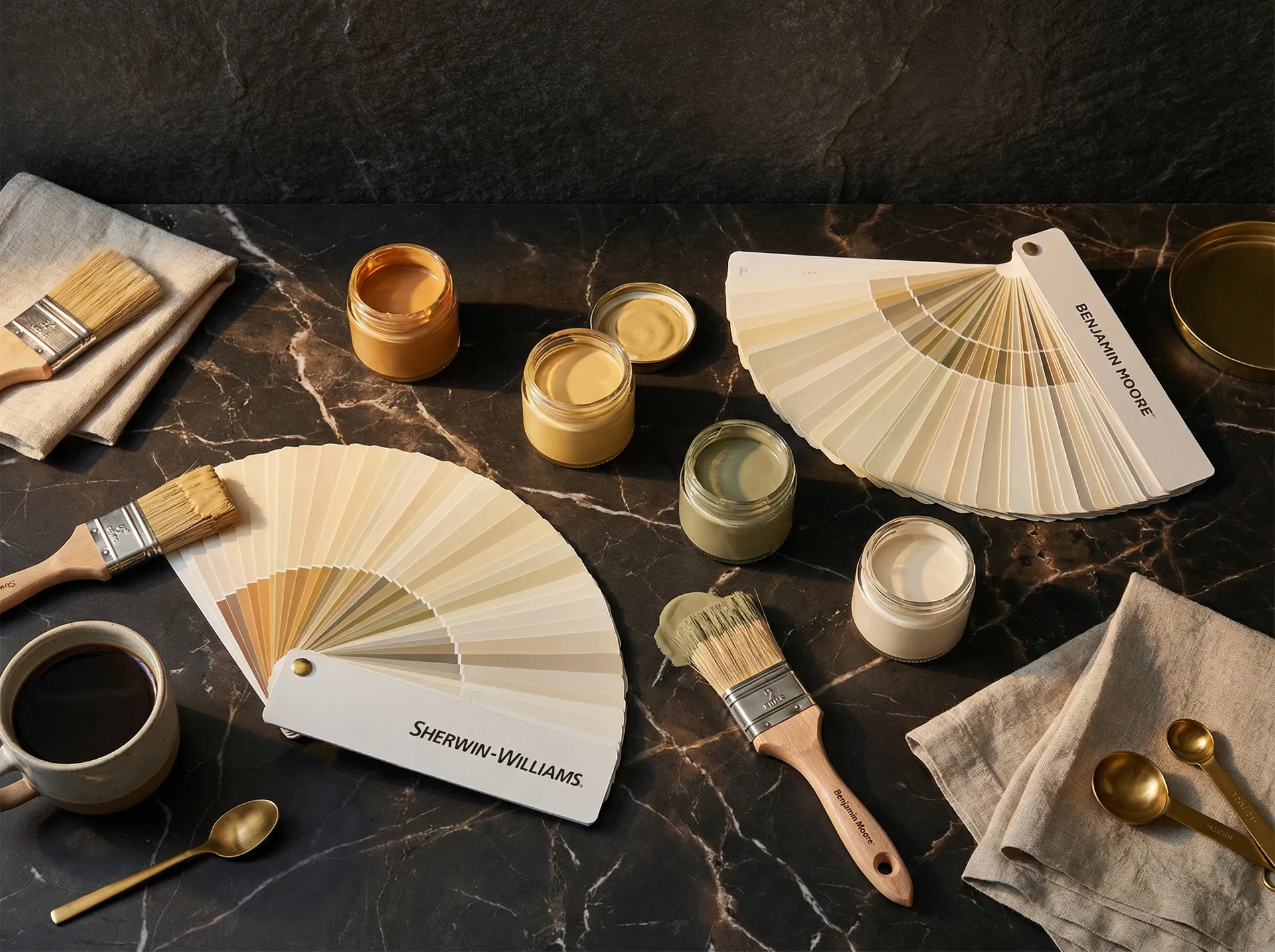 Expert color consultation with Sherwin Williams and Benjamin Moore palettes in Dallas TX