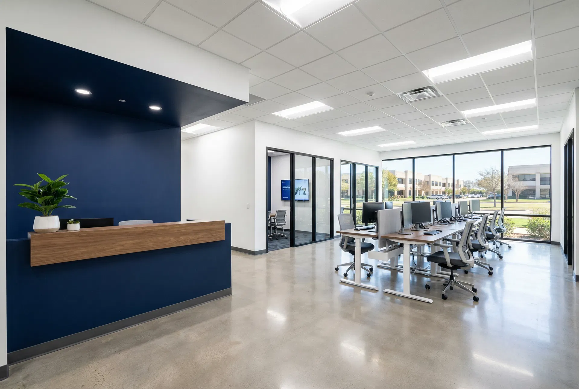 Executive Office Suite - painting project in Richardson, TX
