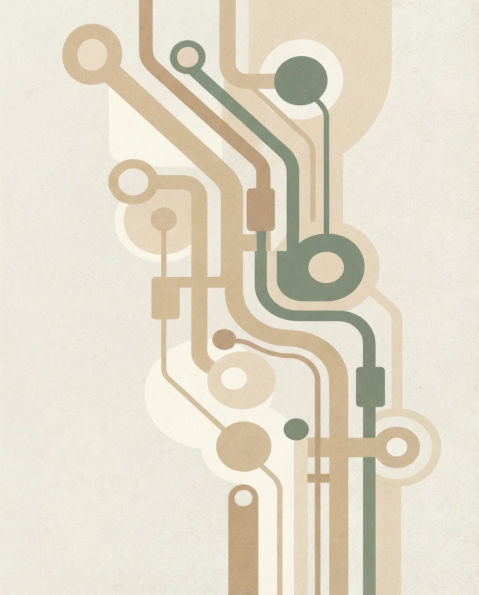 Abstract visualization of interconnected outbound systems