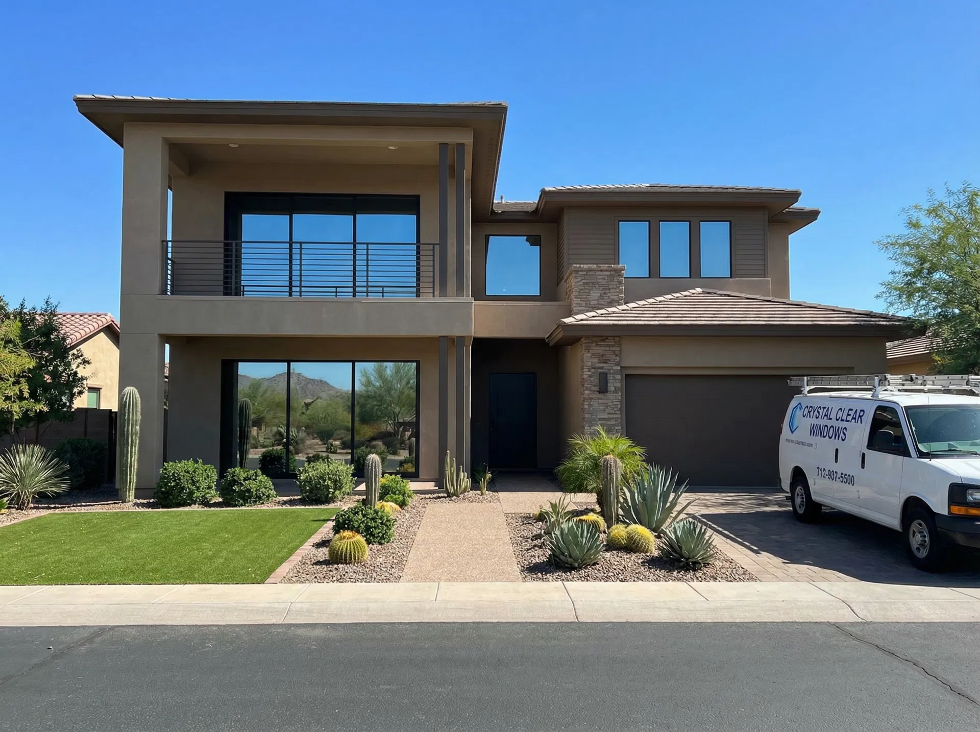 Two-Story Exterior after