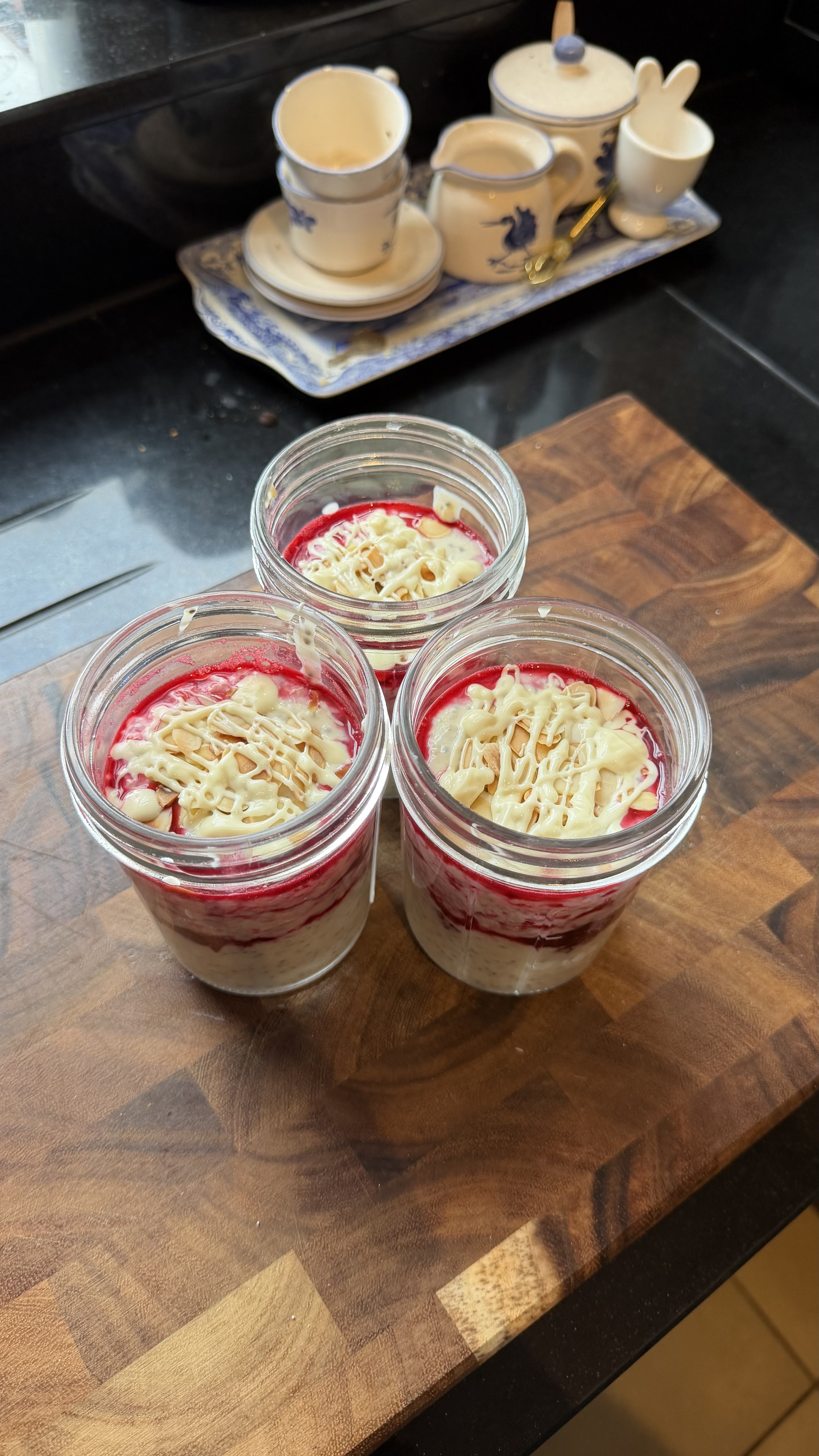Cherry Bakewell Overnight Oats