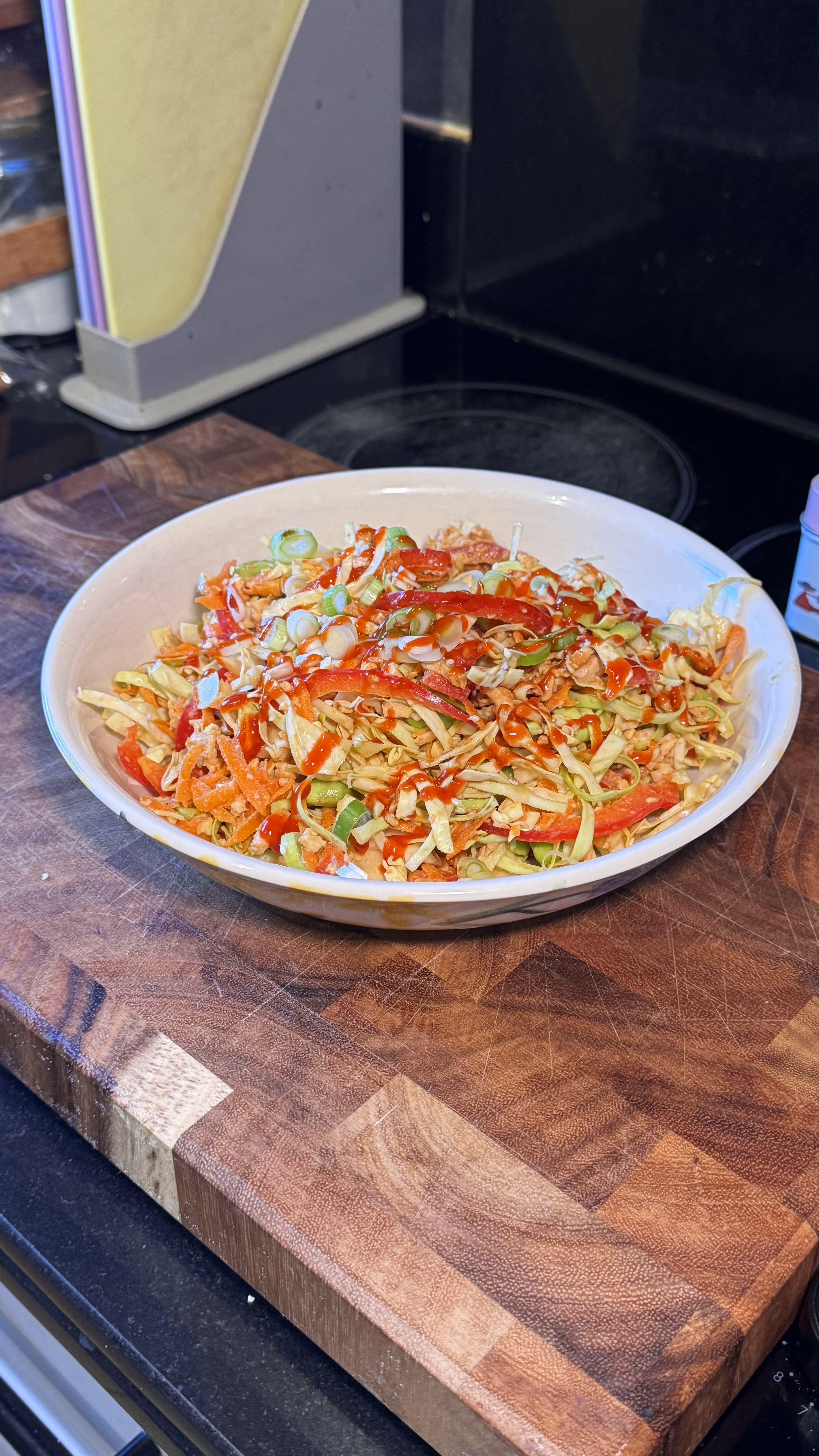 Crunchy Satay Chicken Salad