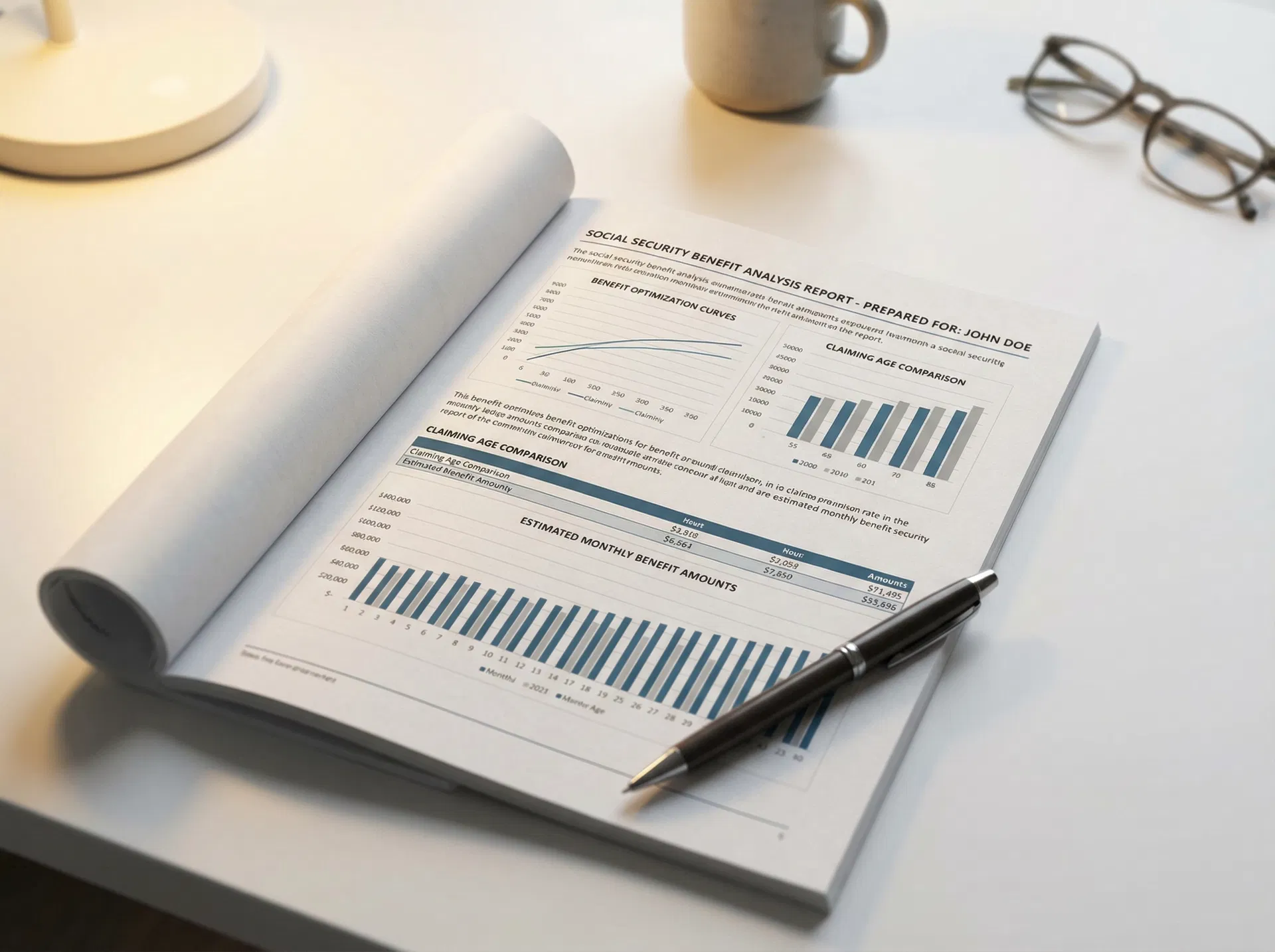 Personalized Social Security benefit analysis report